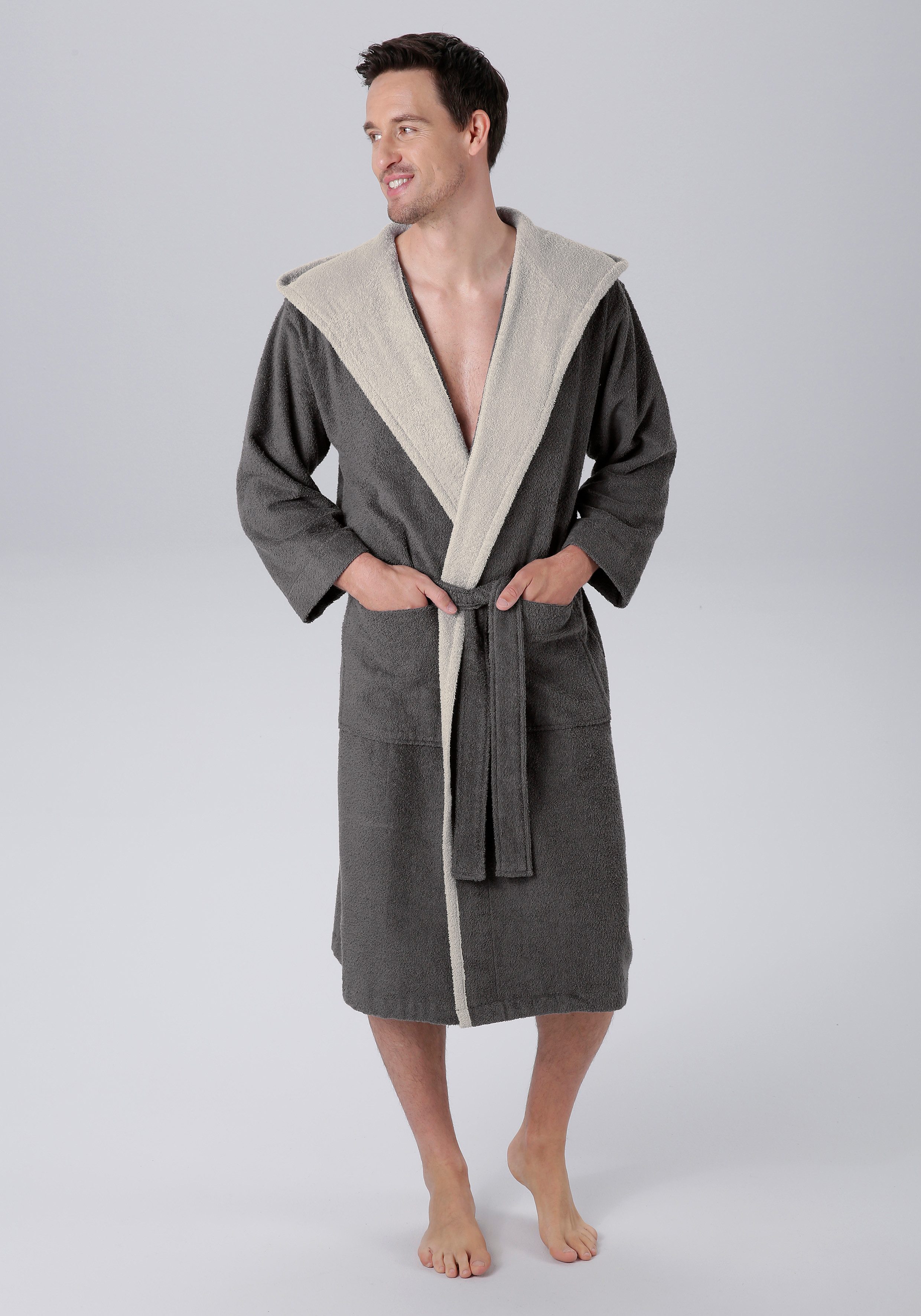 Unisex-Bademantel Anna, ideal für Sauna & Spa, Hotelbademantel, Morgenmantel