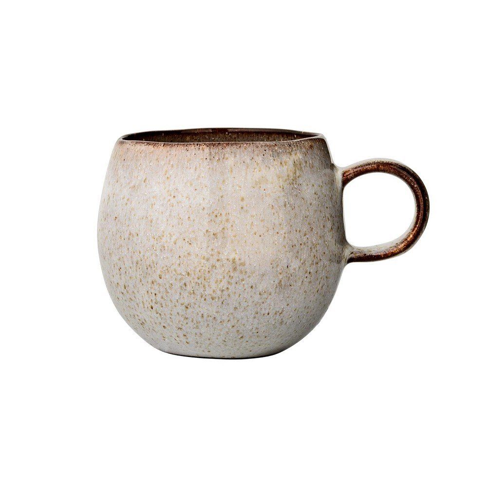Bloomingville Tasse, Keramik, Grau H:9cm D:10.5cm Keramik