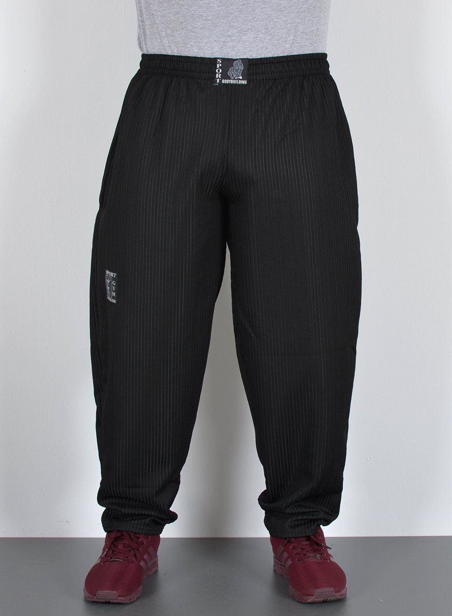 ESRA Sporthose Gestreifte Fitness Hose Herren Bodybuilder Hose SP01 Herren Sporthose Fitnesshose Bodybuilding Hose Trainingshose gestreift