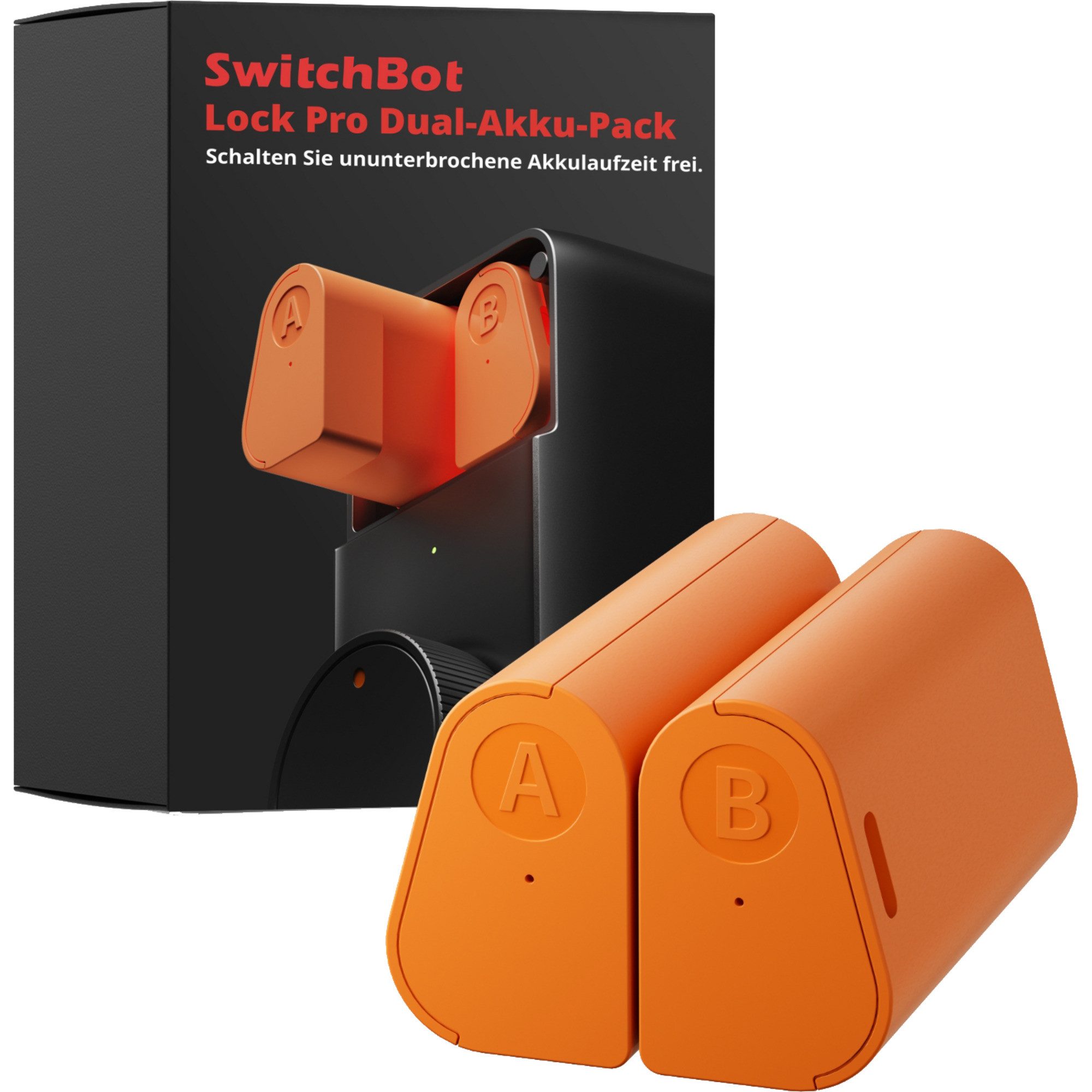 SwitchBot SwitchBot Dual Power Pack für Lock Pro, Akku Akku