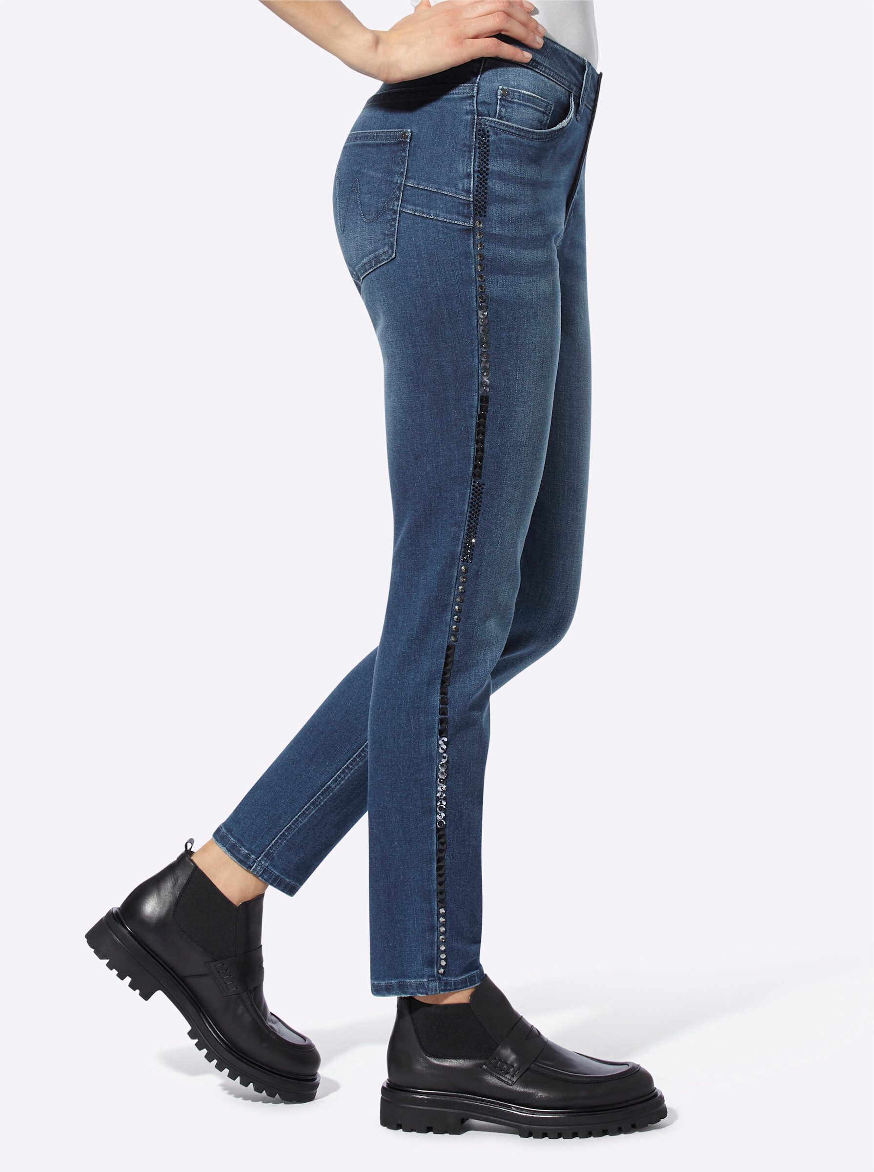 heine Bequeme Jeans Push-up-Jeans günstig online kaufen