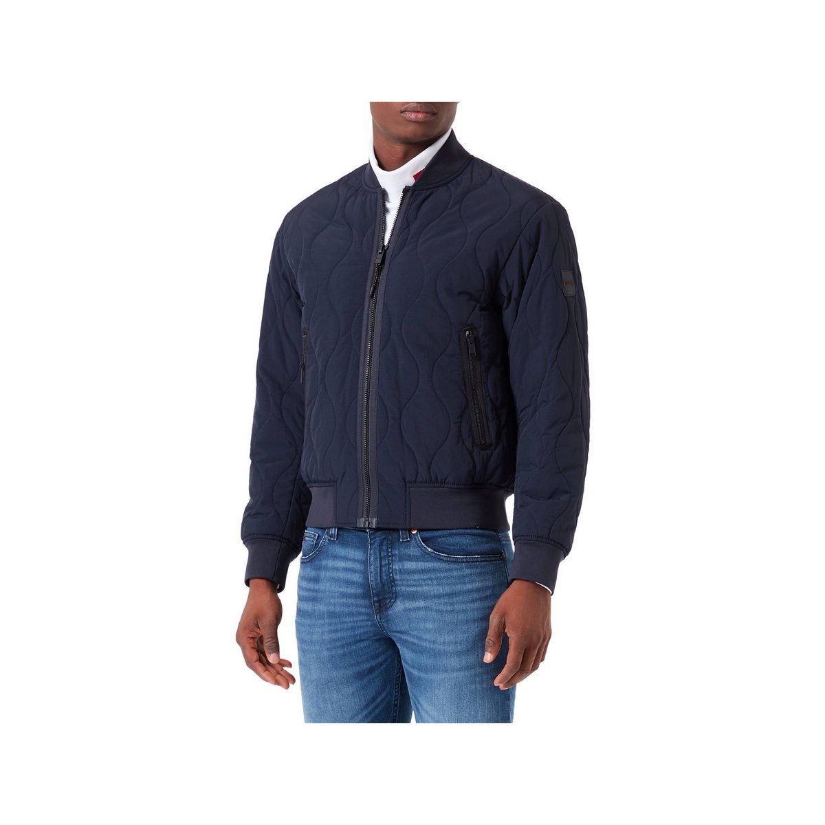 HUGO Anorak blau (1-St)