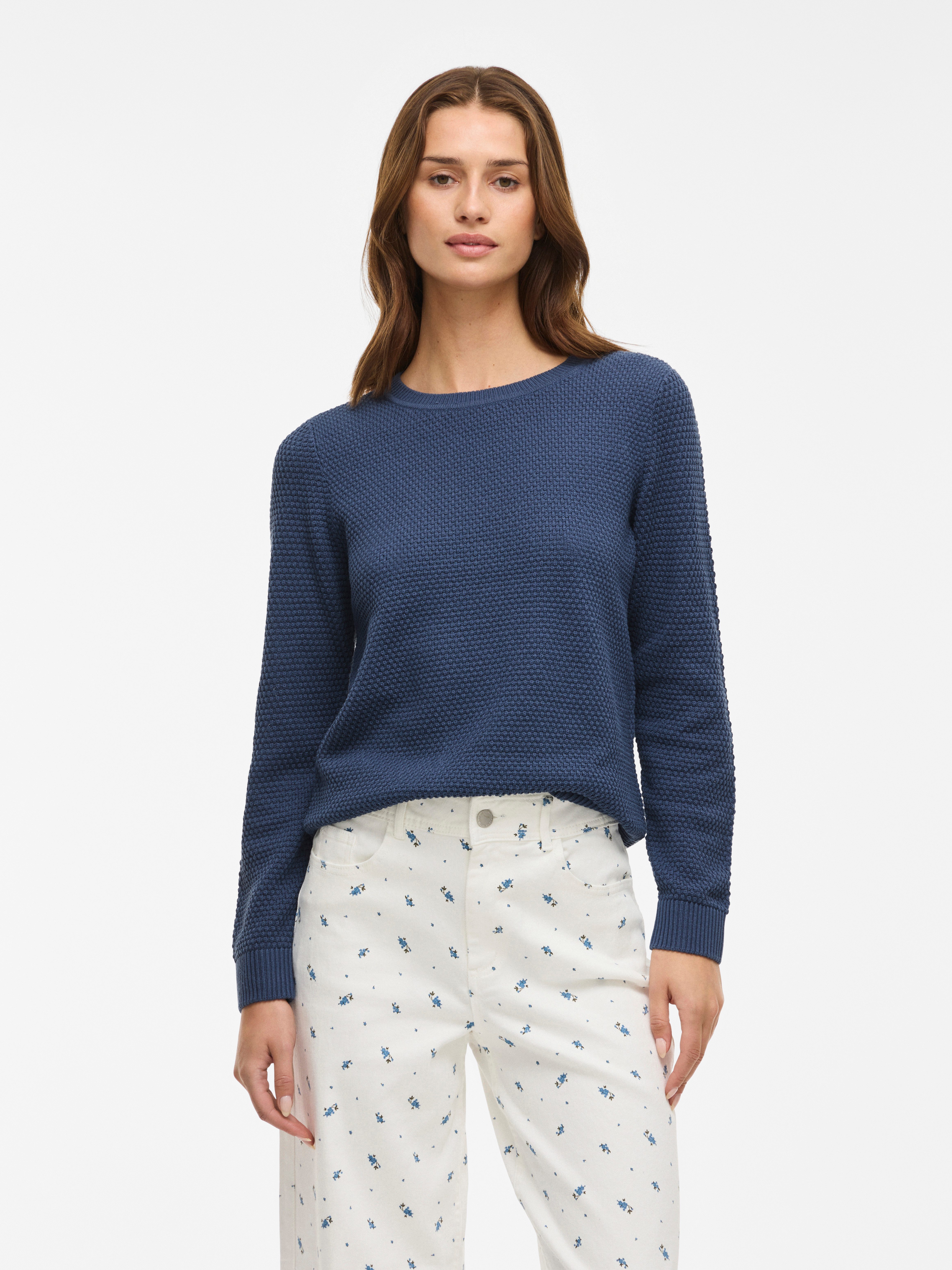 Vila Rundhalspullover VIDALO O-NECK L/S KNIT TOP- NOOS günstig online kaufen