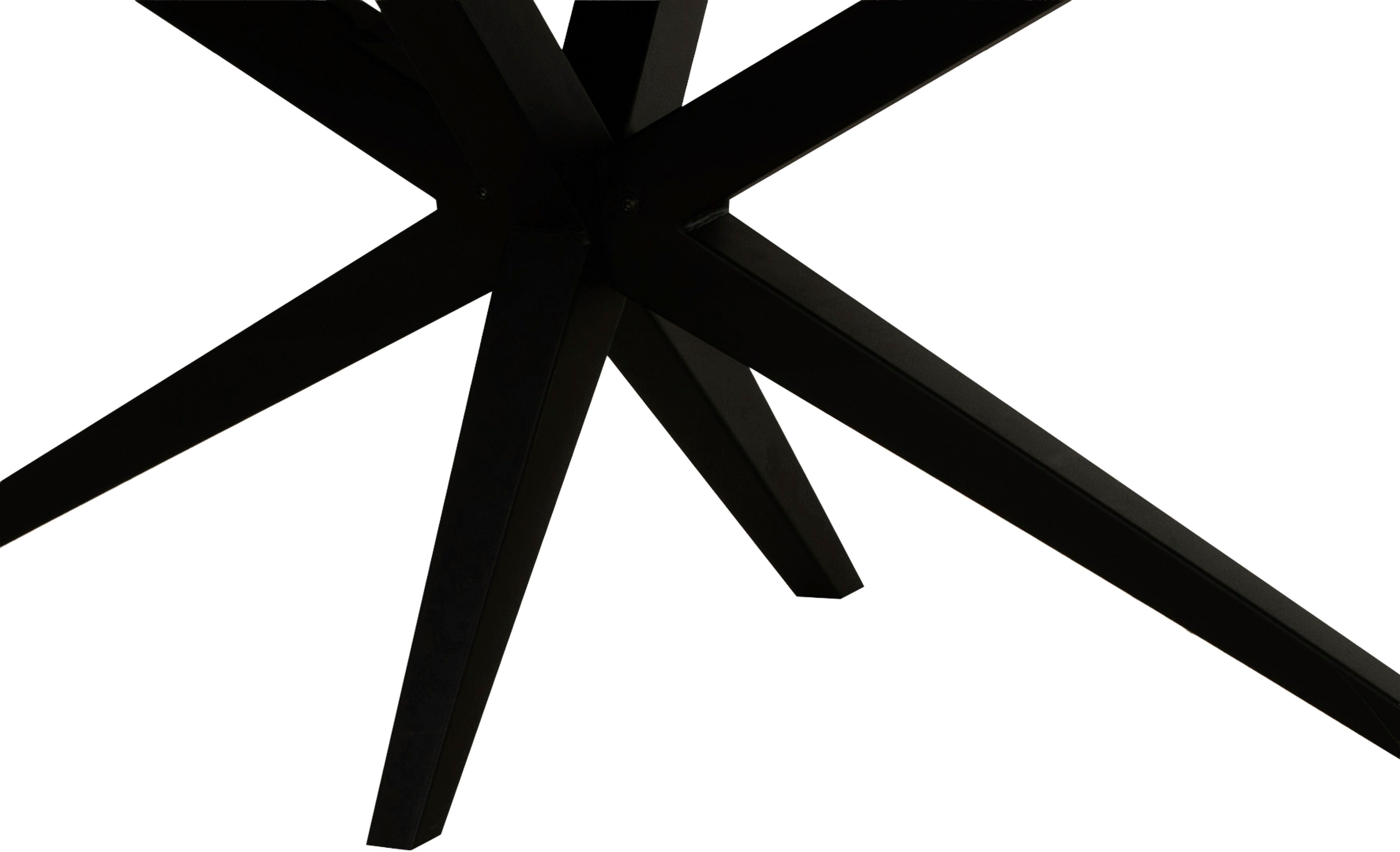 OMG Design Esstisch Wellington (1-St), Hochwertige Melamin-Tischplatte mit Metallgestell