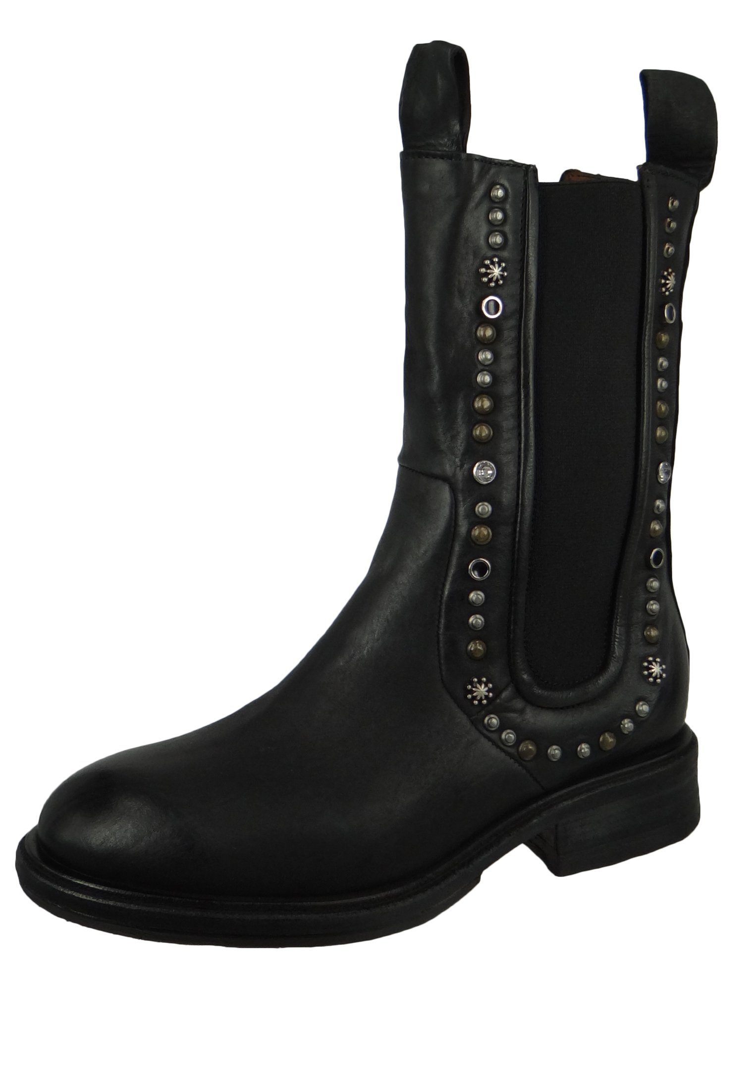 A.S.98 A51203-301-6002 Flower Nero Stiefelette