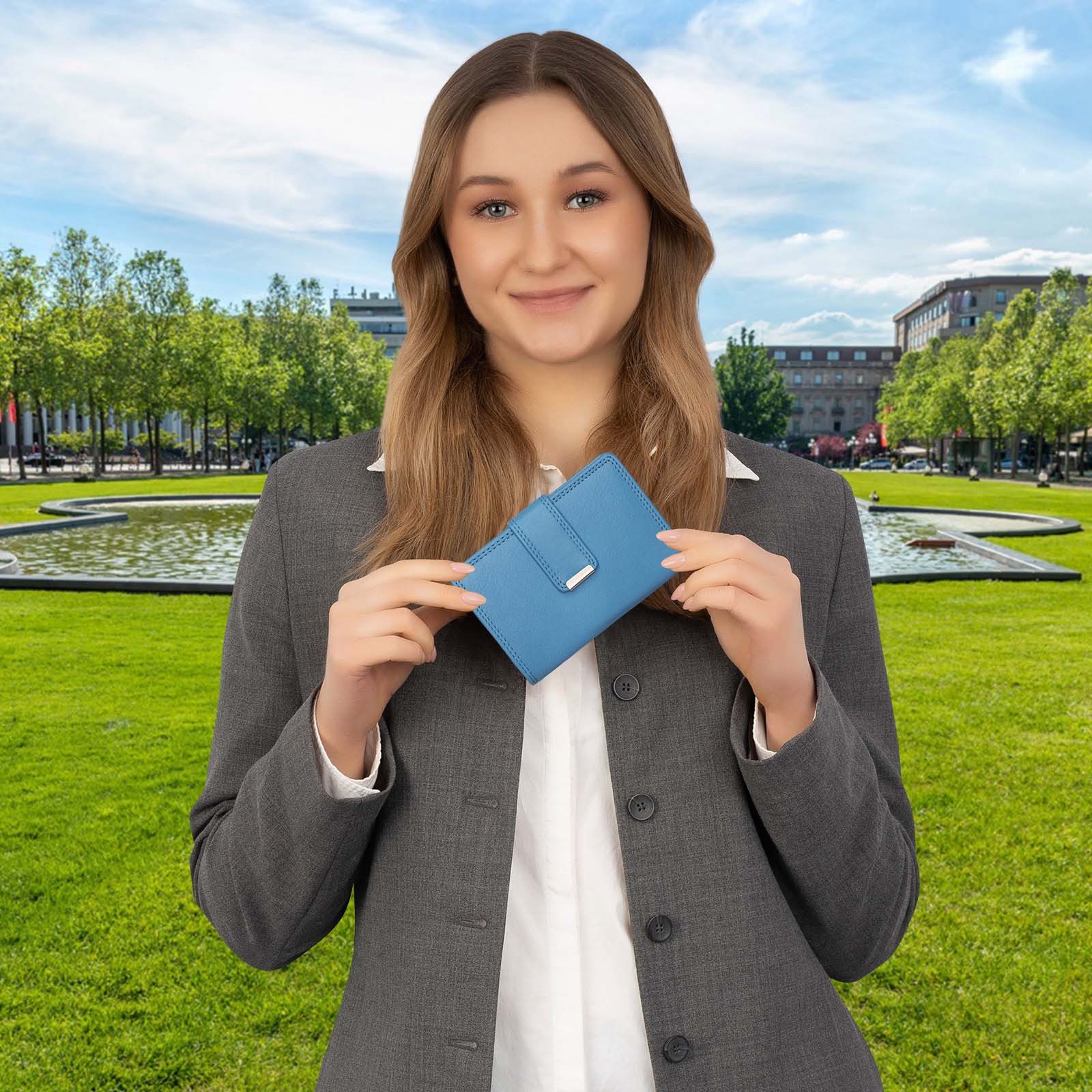 EAAKIE Geldbörse RFID Damen Geldbörse Portemonnaie Geldbeutel Damenbörse Le günstig online kaufen