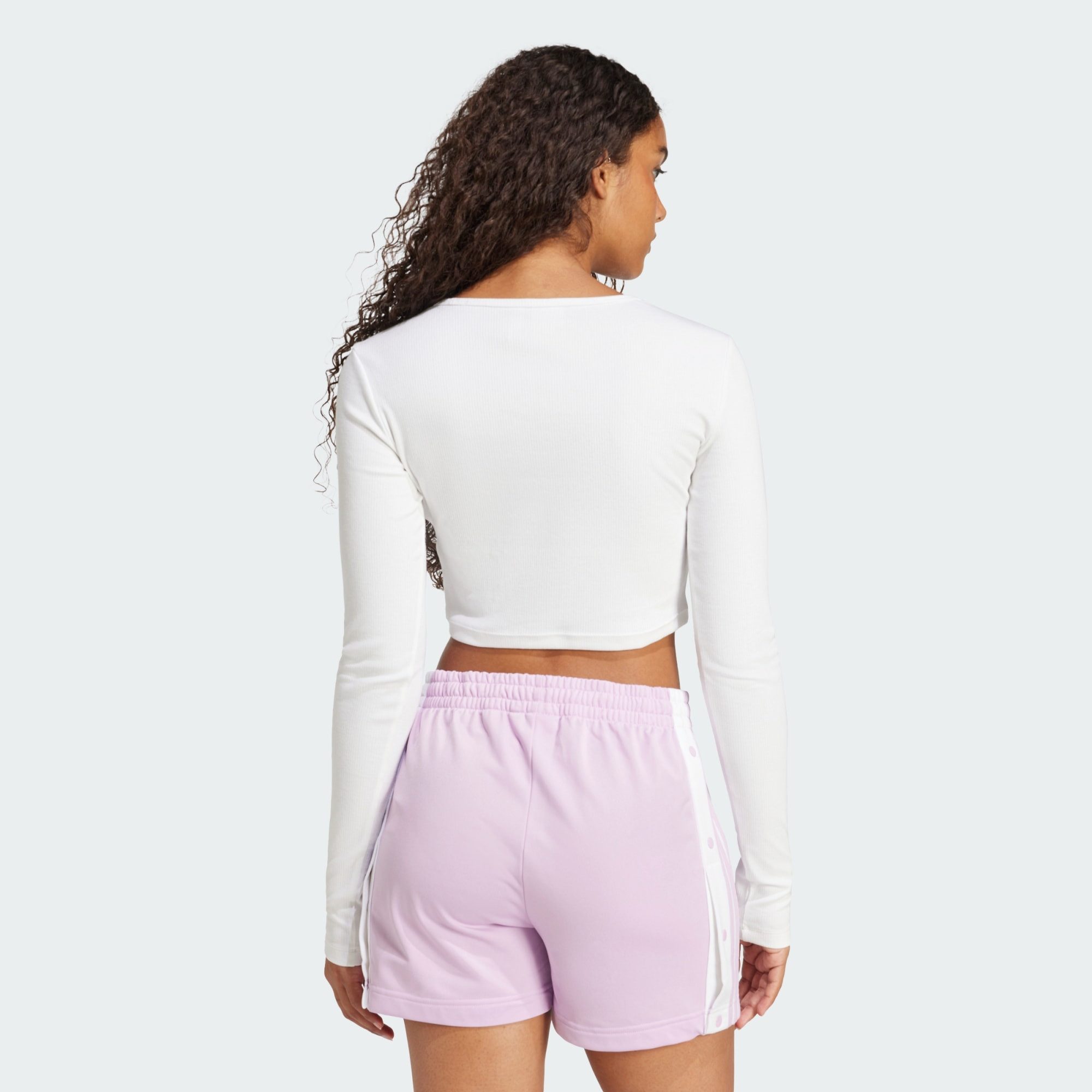 adidas Originals Crop-Top ESSENTIALS RIBBED CROP-SHIRT günstig online kaufen