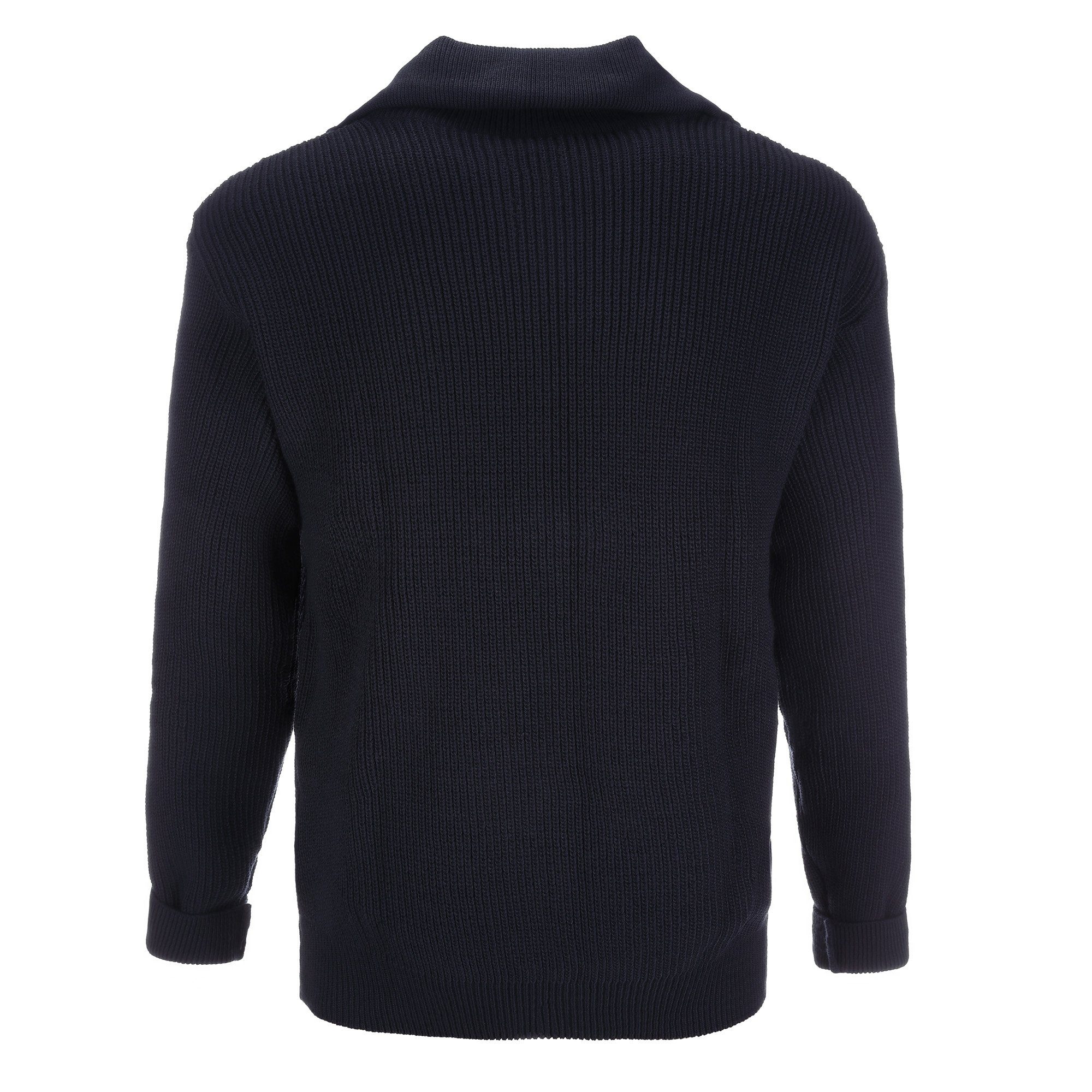 modAS Troyer 1060 Unisex Seemannspullover Basic - Pullover Damen Herren Reißverschluss