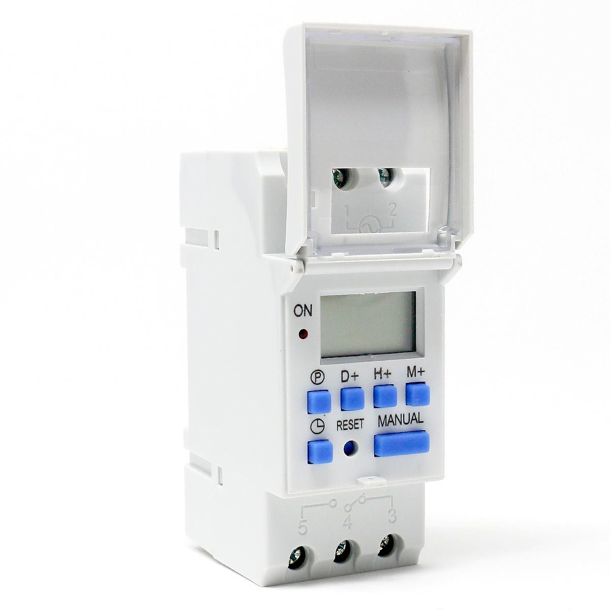 Orno Zeitschaltuhr Digitale Zeitschaltuhr für DIN-Schiene, 8 Progr.