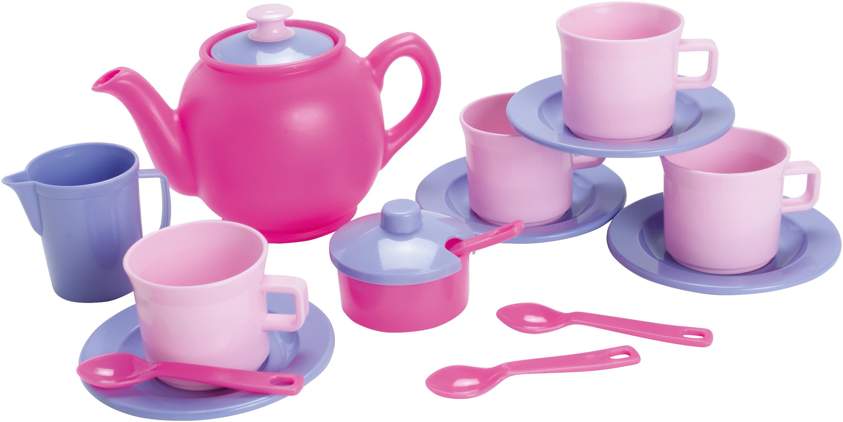 dantoy Spielgeschirr Kaffeeservice Prinzessin, (17-tlg), Made in Europe günstig online kaufen