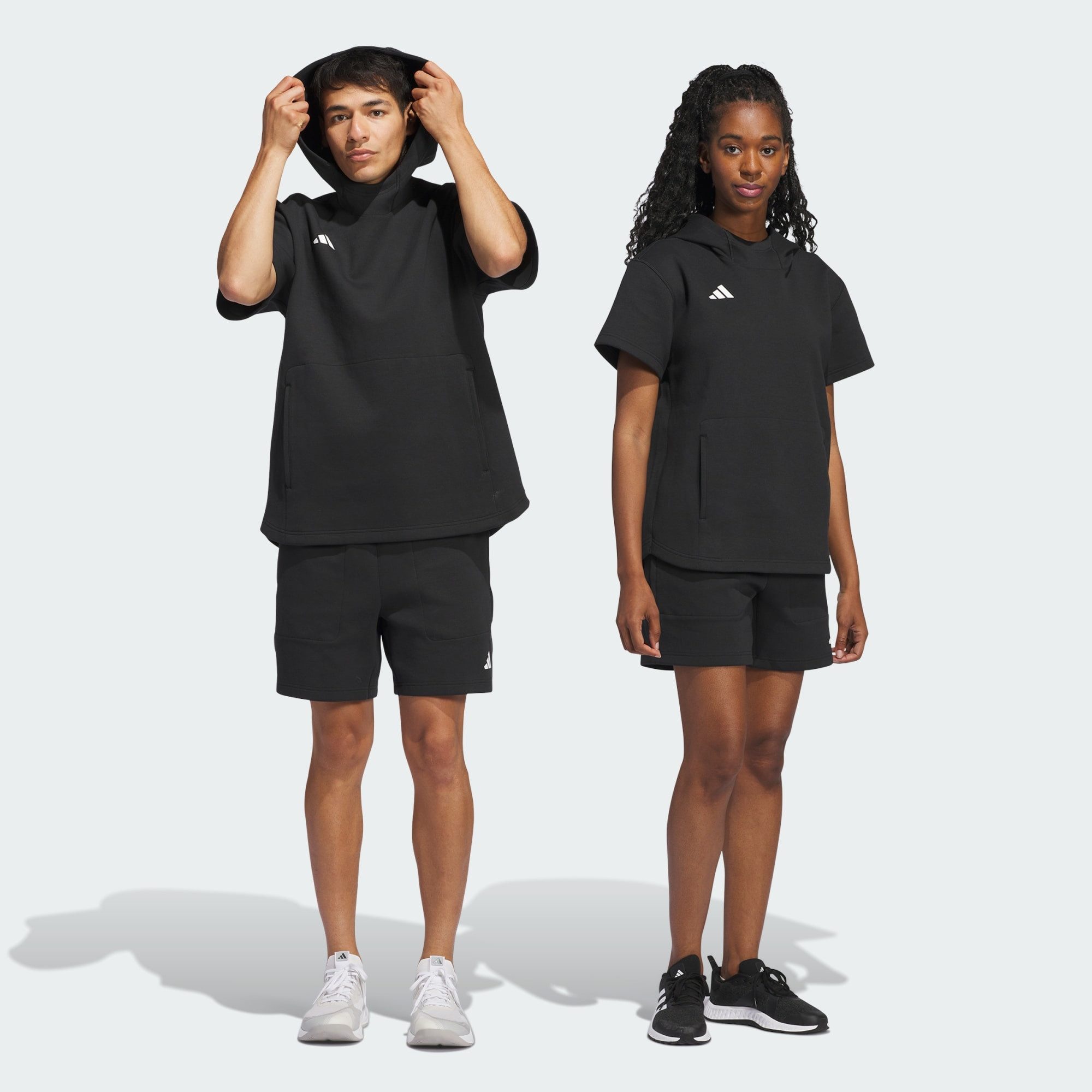 adidas Performance Hoodie DUGOUT SHORT SLEEVE HOODIE – GENDERNEUTRAL (1-tlg)