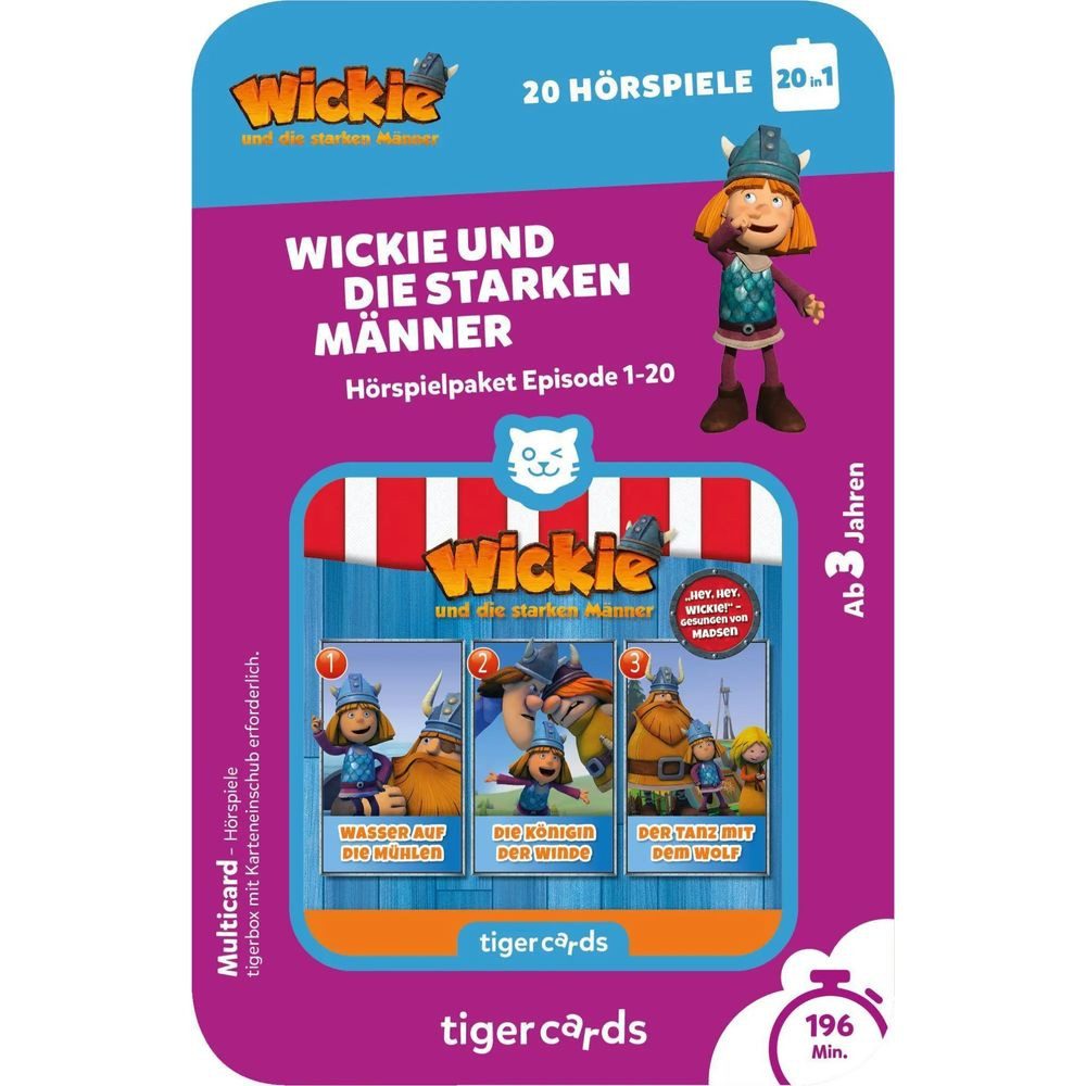 Tiger Media Deutschland GmbH Hörspiel tigercards Multicard Multicard - Wickie und die starken Männer - 3...