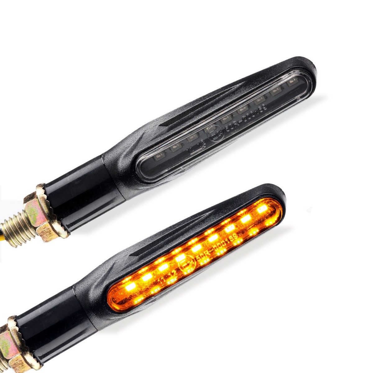 Blinker Lauflicht Blinker Motorrad LED # KP6 E-Prüfzeichen 2 Stück