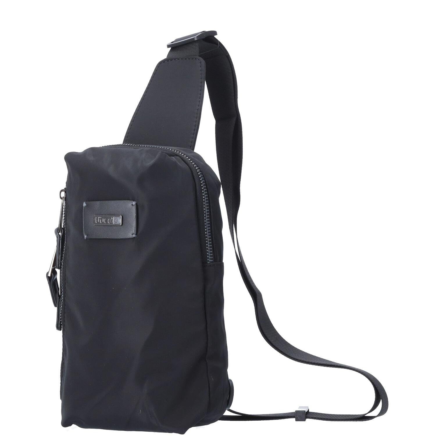 TheTrueC Rucksack TheTrueC (Stück, Crossover black Schultertasche Bag Stück) Brusttasche