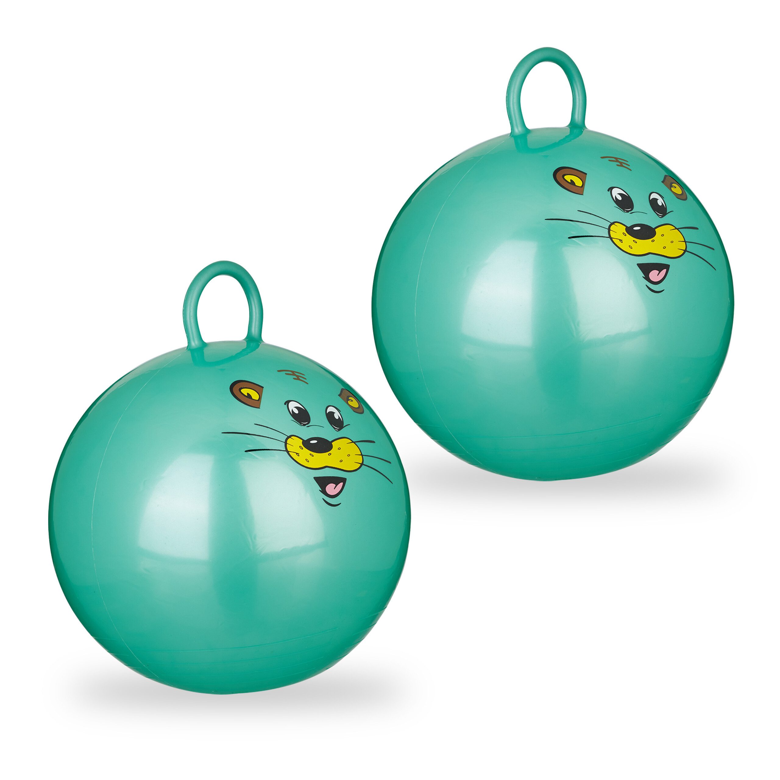 relaxdays Hüpfspielzeug 2 x Hüpfball Kinder günstig online kaufen