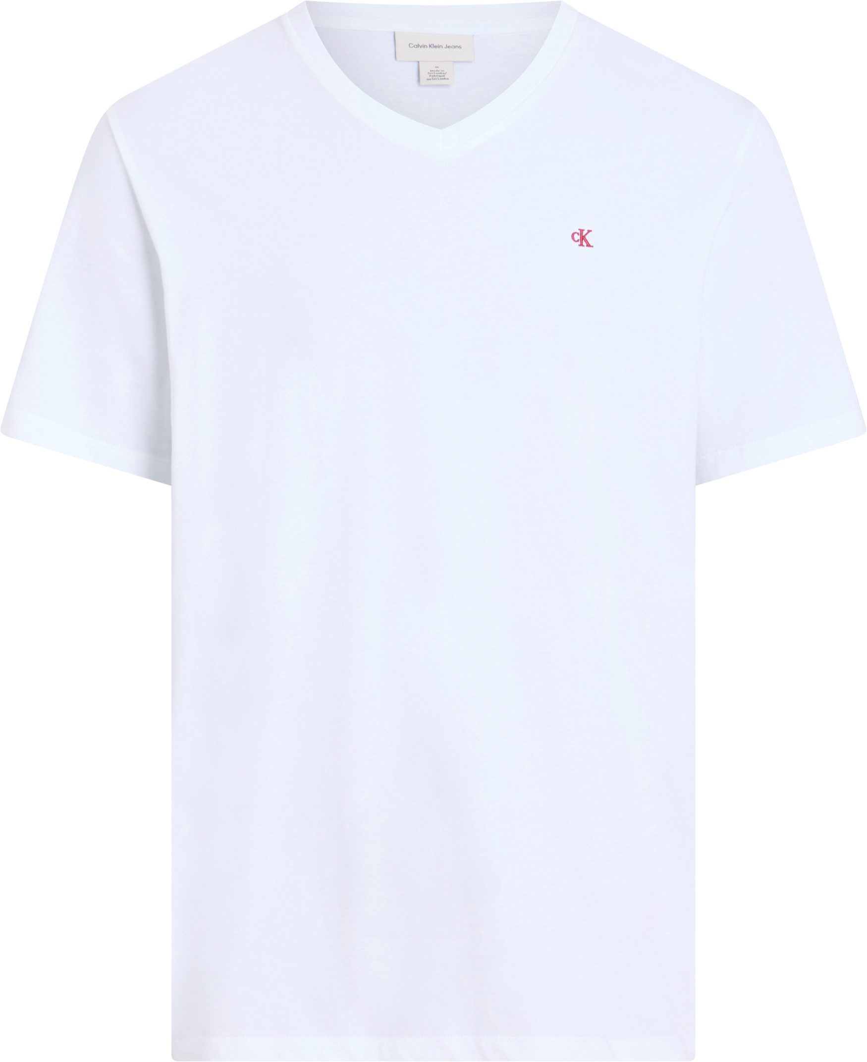 T-Shirt SS SMOOTH CTTN SOLID VNECK TEE