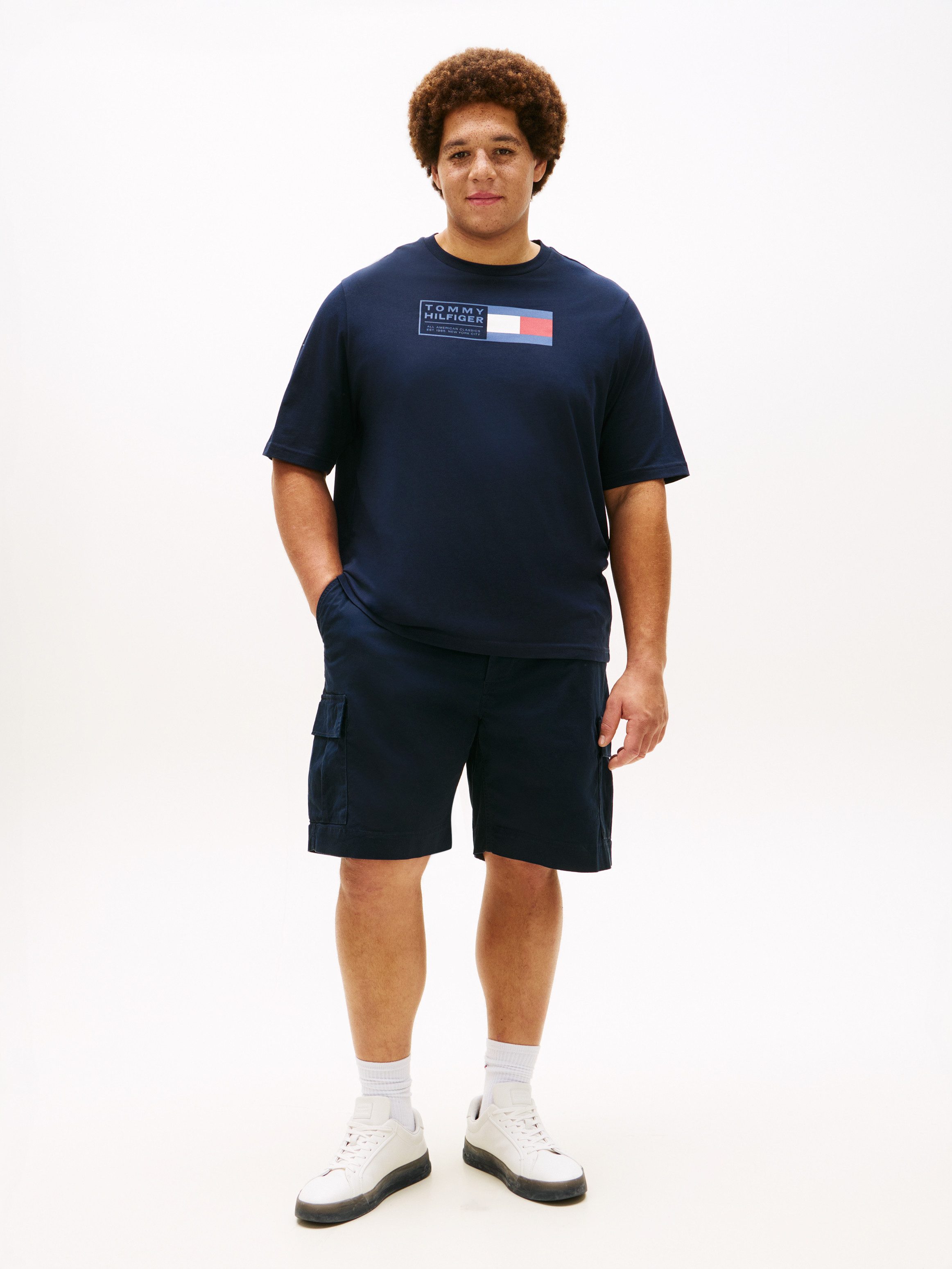 Tommy Hilfiger Big & Tall T-Shirt BRAND LOVE TEXT Regular fit für große Größen