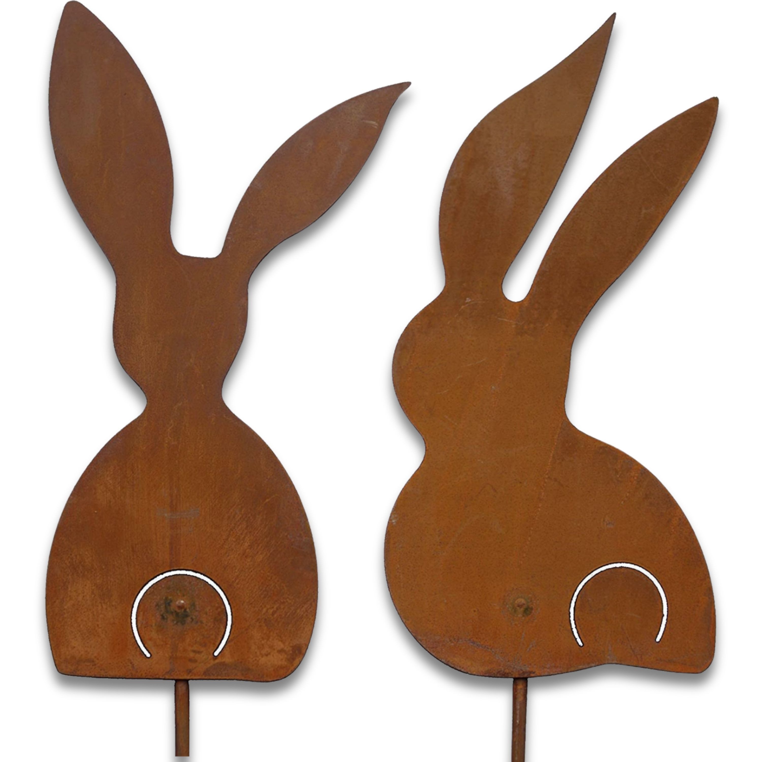 Gartenstecker Osterhasen Dekostecker Rost Ostern Deko