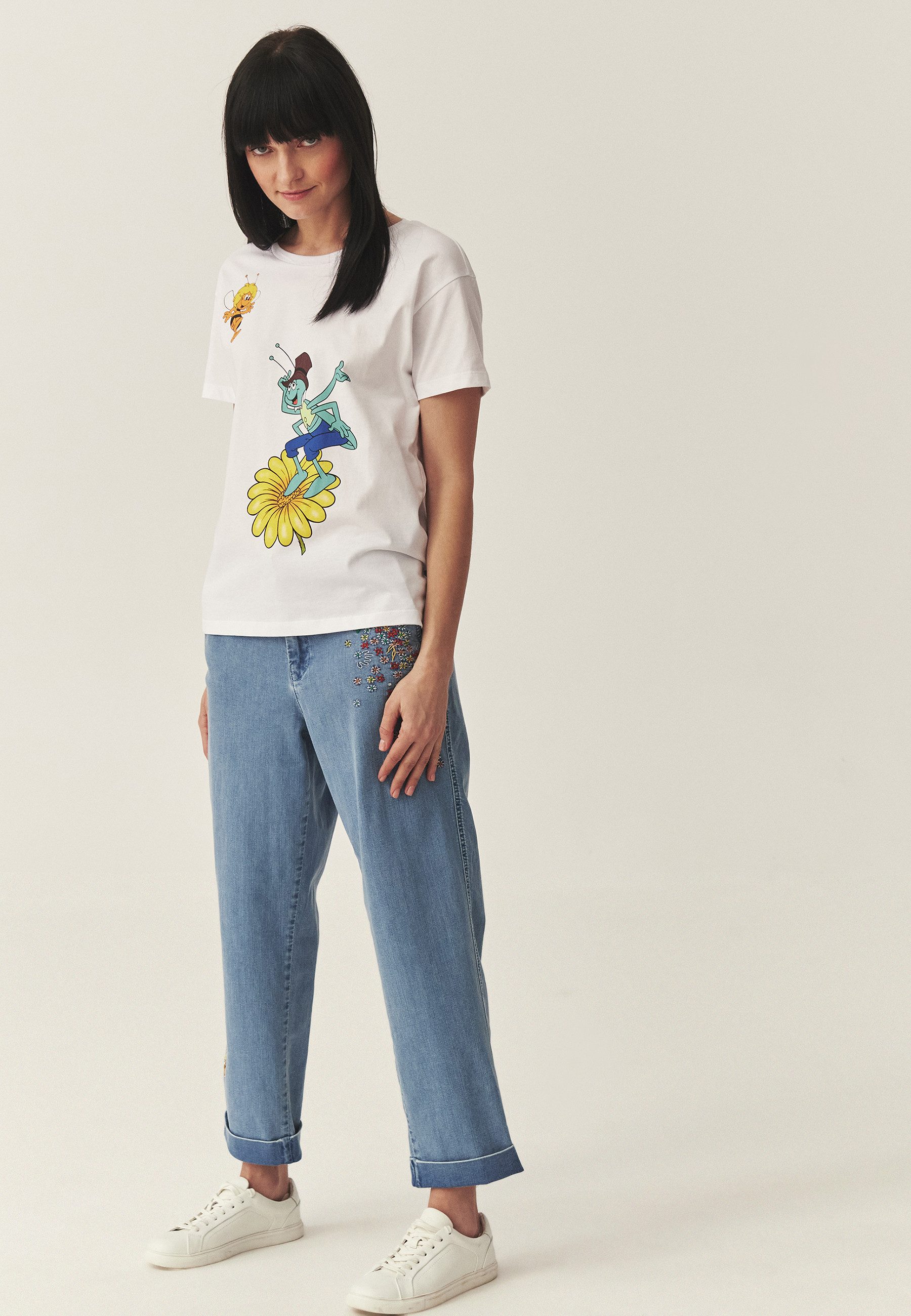 TATUUM Straight-Jeans Damenhose Denim Seremio
