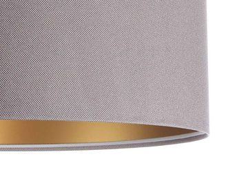 Kiom Pendelleuchte Hängeleuchte Chone grey & gold matt Ø 40 cm, bei der Installation höhenverstellbar, Leuchtmittel nicht inklusive, Leuchtmittel abhängig