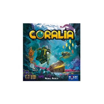 HUCH! Spiel, Familienspiel 880475 - Coralia - Brettspiel für 2-4 Spieler, ab 10 Jahren, Familienspiel