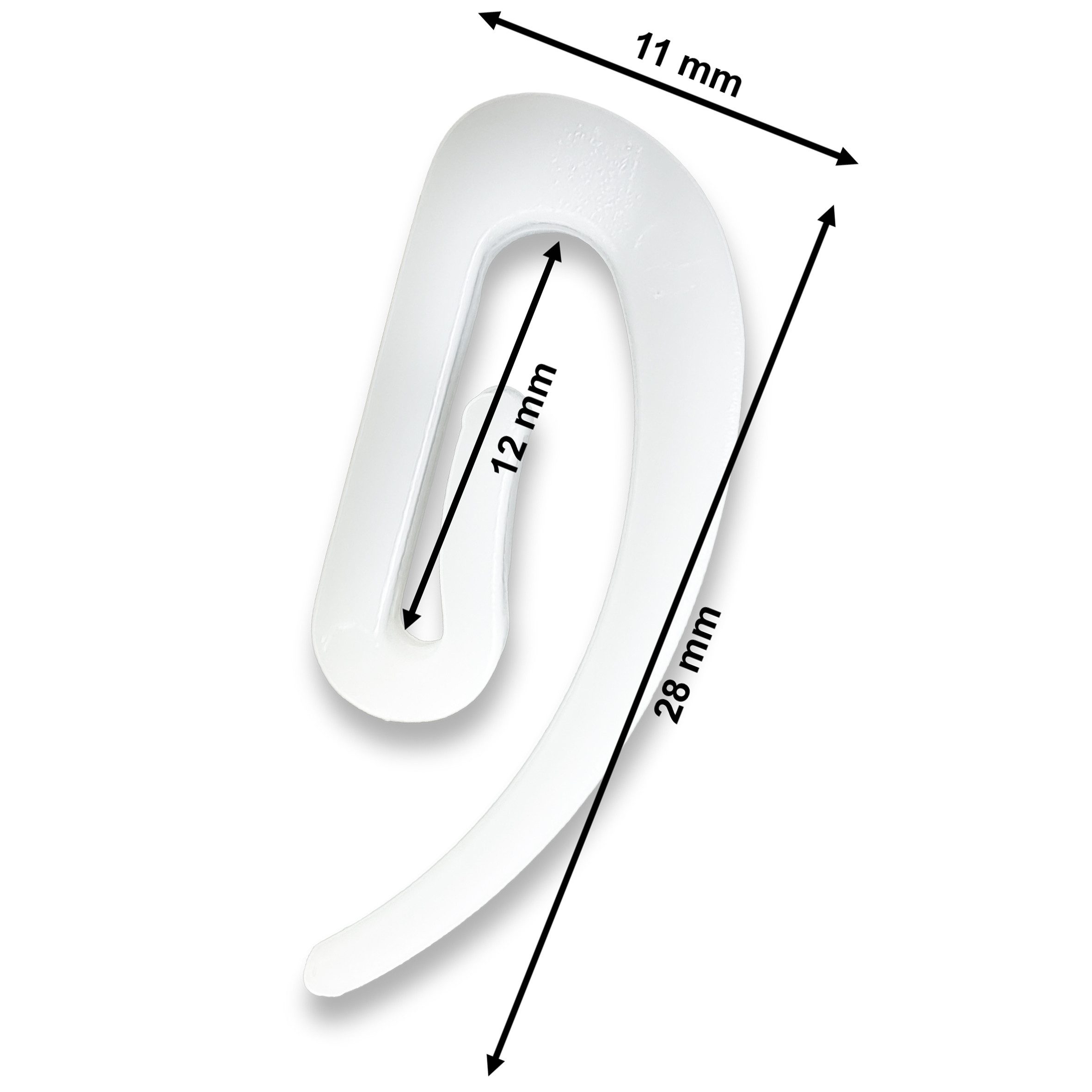 dekondo Gardinenhaken Stechhaken, Steckhaken, Faltenlegehaken, (200-St), zu günstig online kaufen