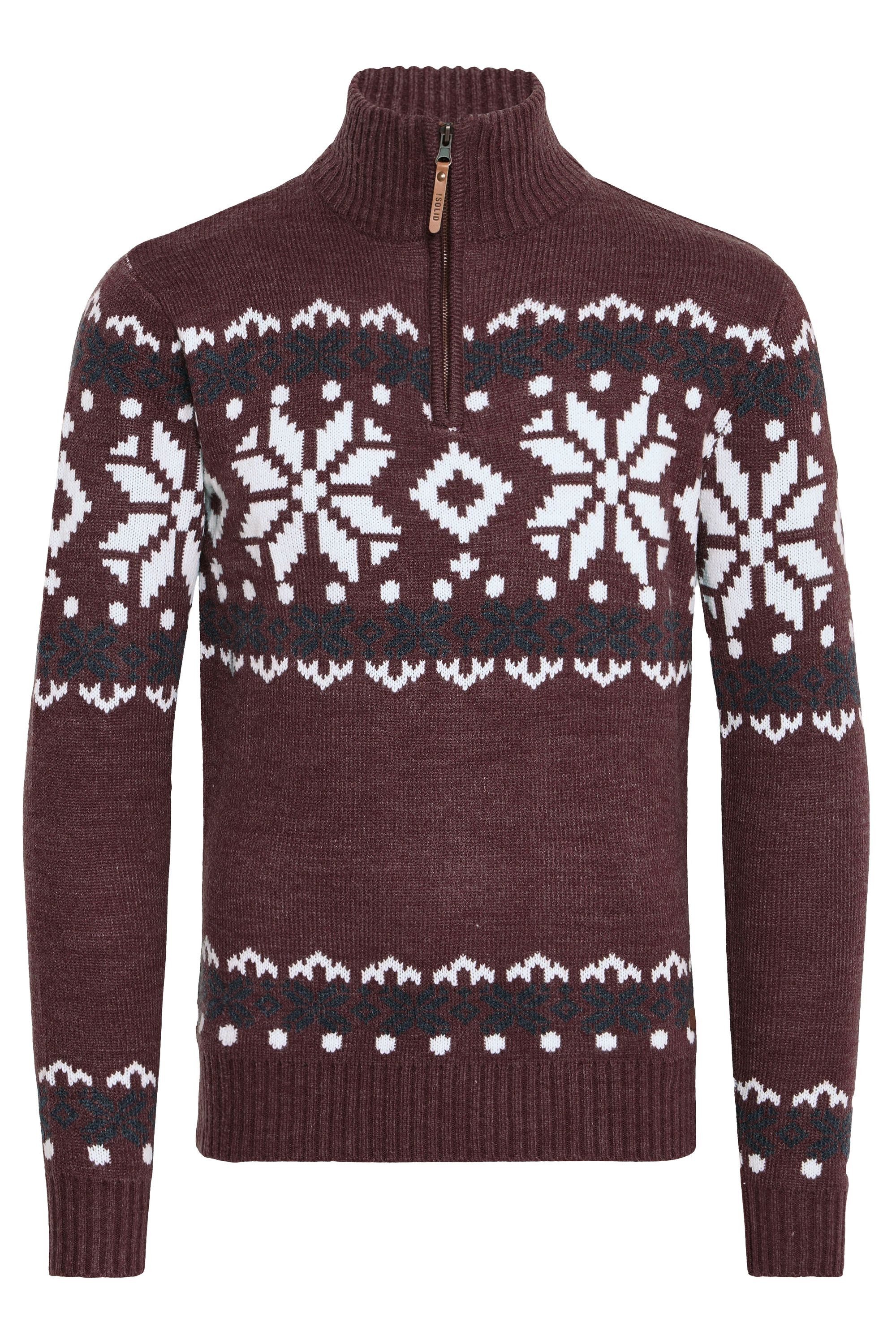 !Solid Troyer SDNorwin Strickpulli mit Norweger Strickmuster günstig online kaufen