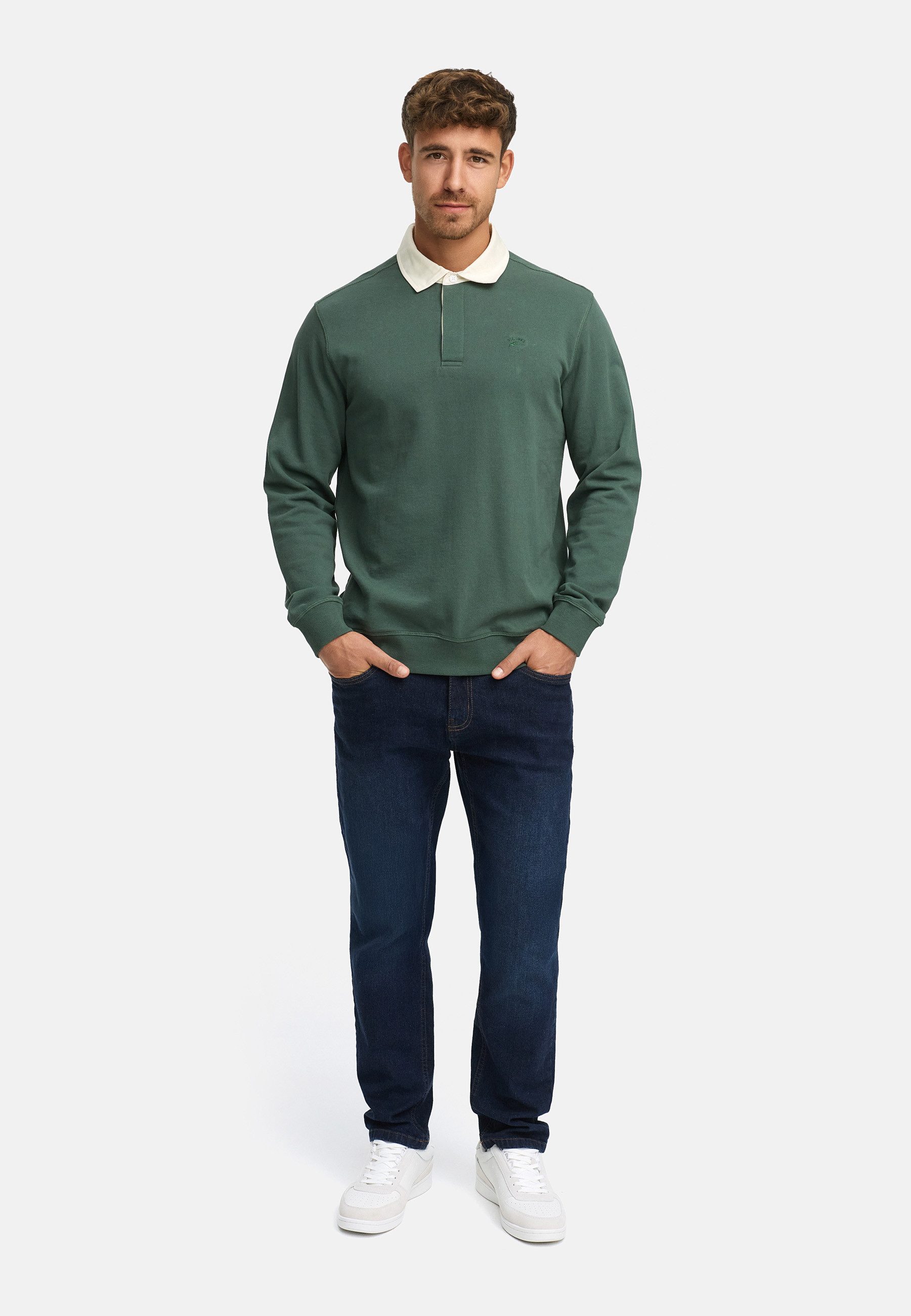 Indicode Sweater Herren INDisnar Sweatshirt Herrenpulli (Sweatshirt) Sweatshirt aus 100% Baumwolle