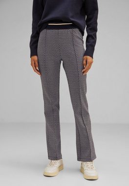 STREET ONE Chinohose Style Hope HW Bootcut Jacquard