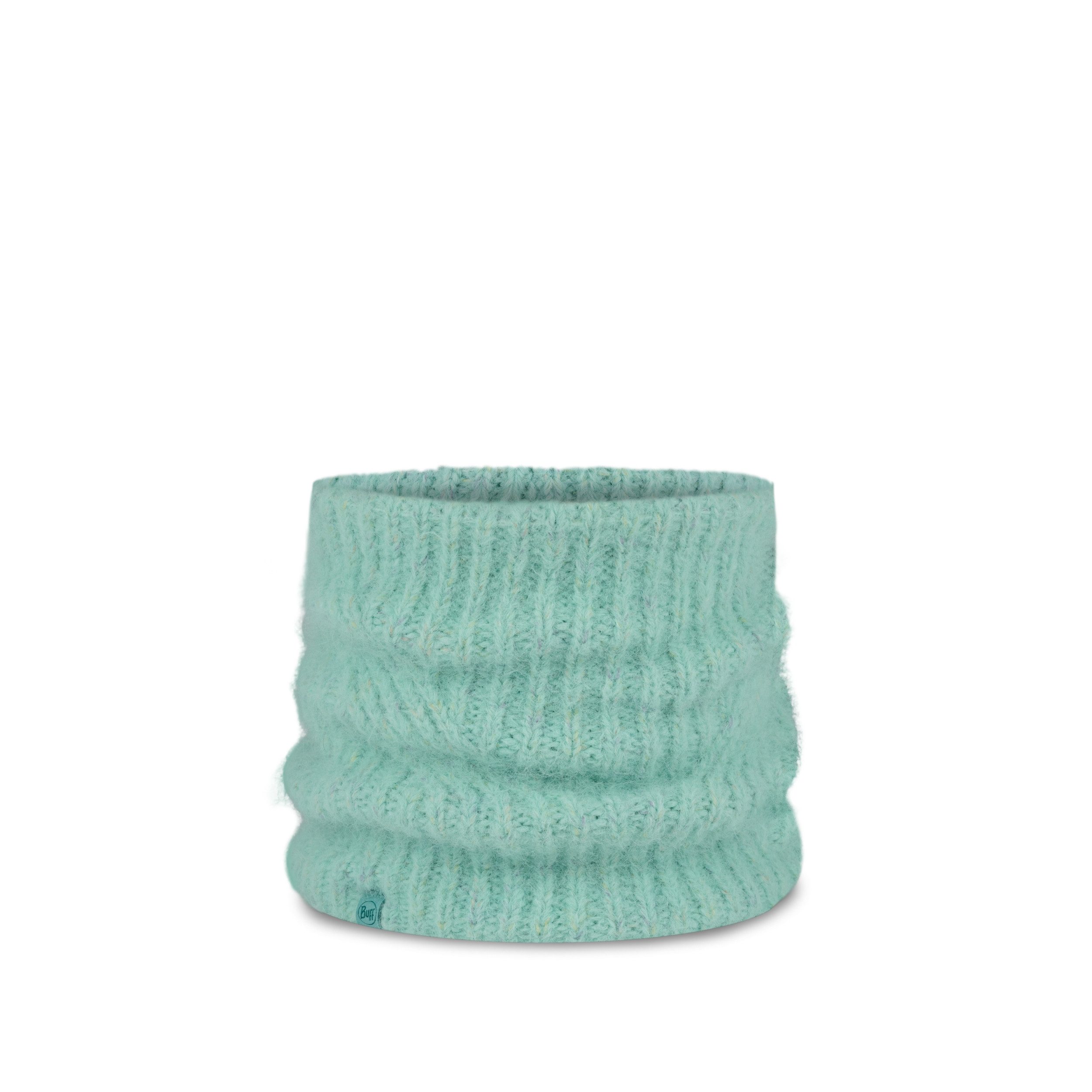 Buff Halstuch Knitted & Fleece Neckwarmer GREEN