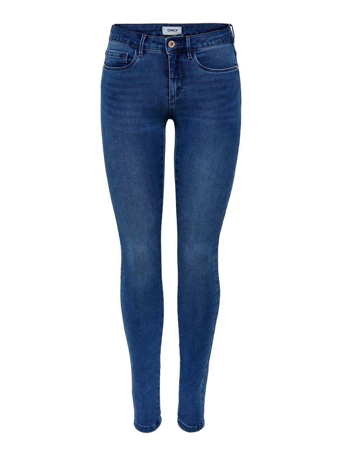 ONLY Skinny-fit-Jeans Only Skinny-Fit Denim Damen Regular-Waist Jeans-Hose OnlRoyal