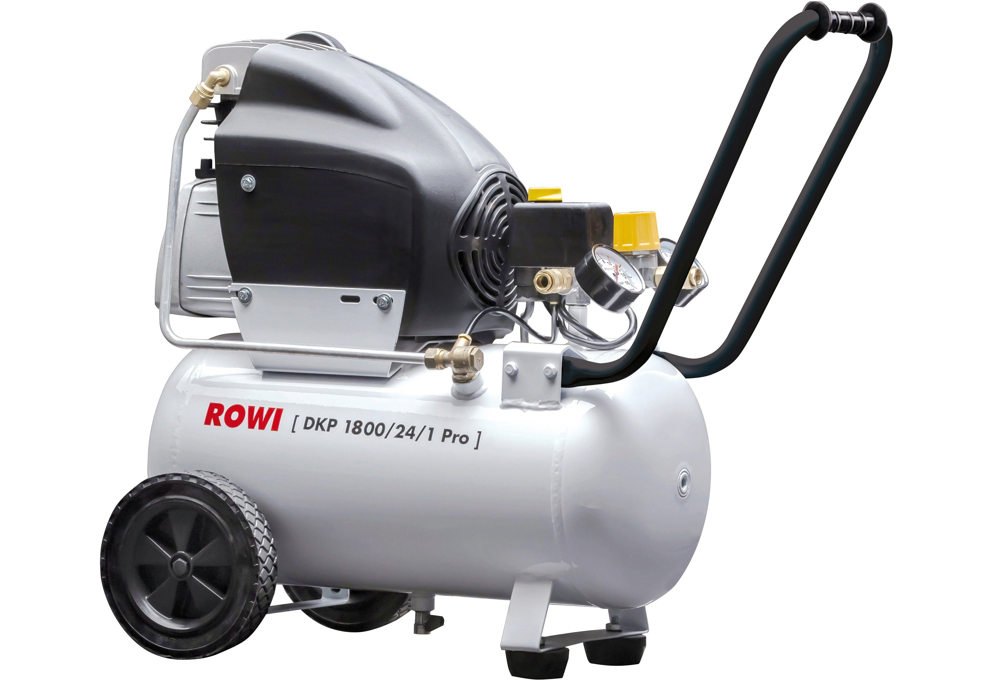 ROWI Kompressor DKP 1800/24/1 W, 1800 Pro, 24 bar, Set max. 10 l