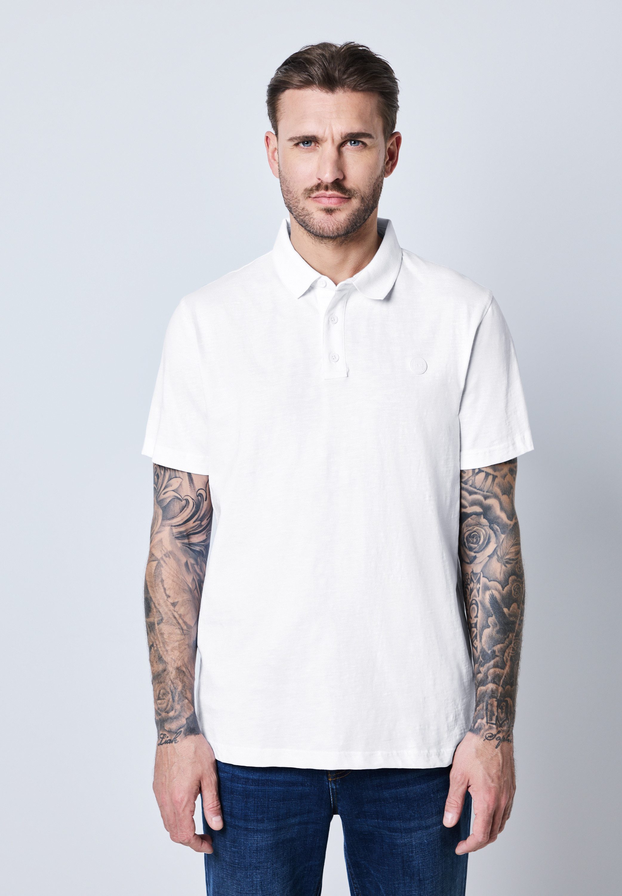 STREET ONE MEN Poloshirt, aus reiner Baumwolle günstig online kaufen