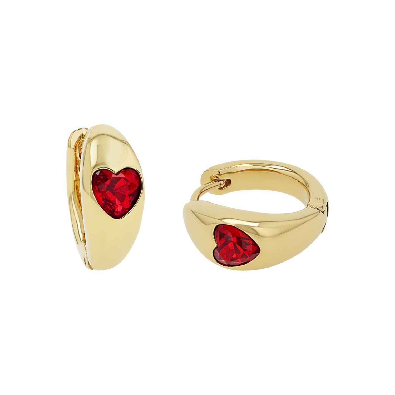 s.Oliver Paar Creolen s.Oliver Creolen für Damen, Edelstahl, Zirkonia (Creolen, 2-tlg)