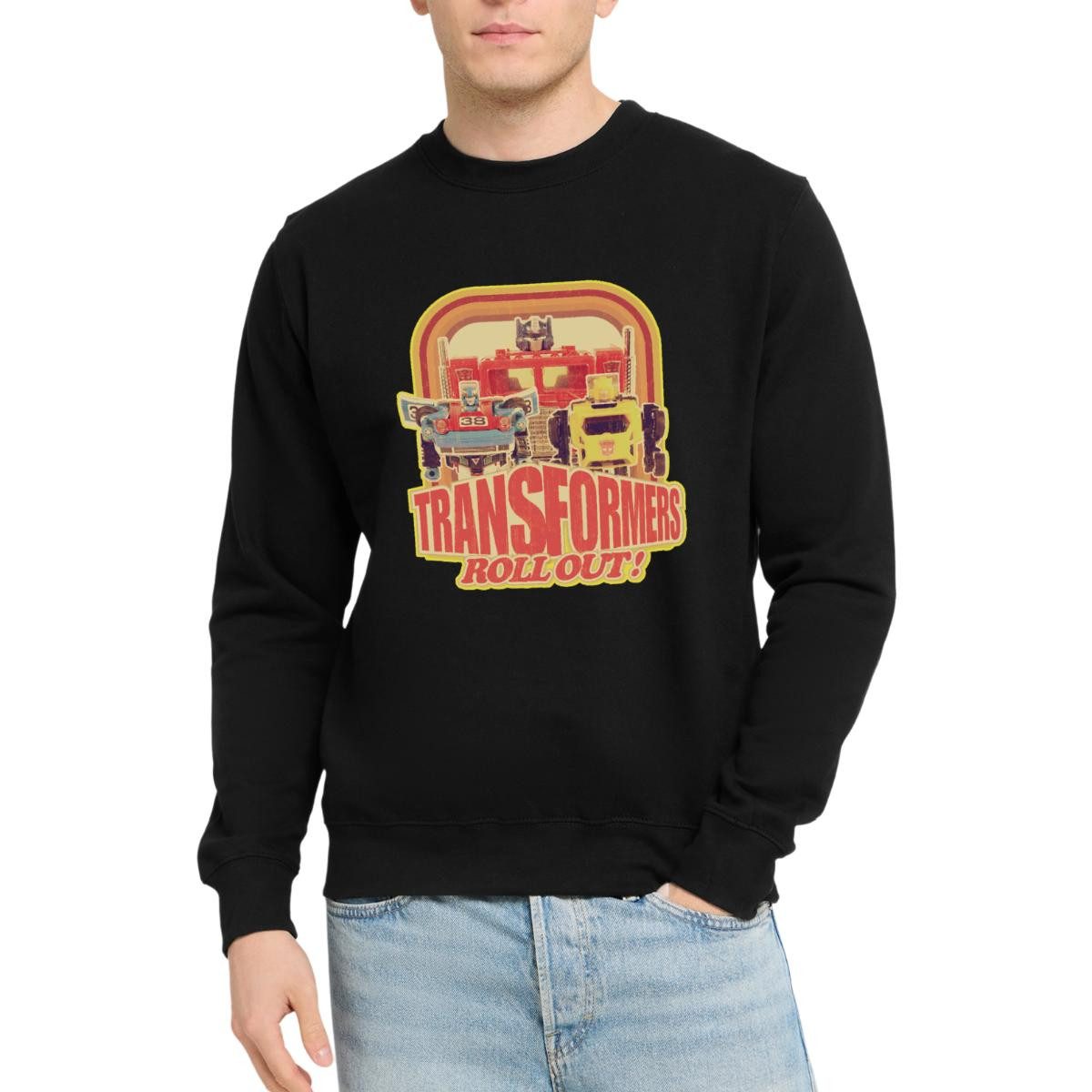 Spreadshirt Sweatshirt Transformers G1 Autobots Roll Out Retro-Design Unisex Pullover (1-tlg)