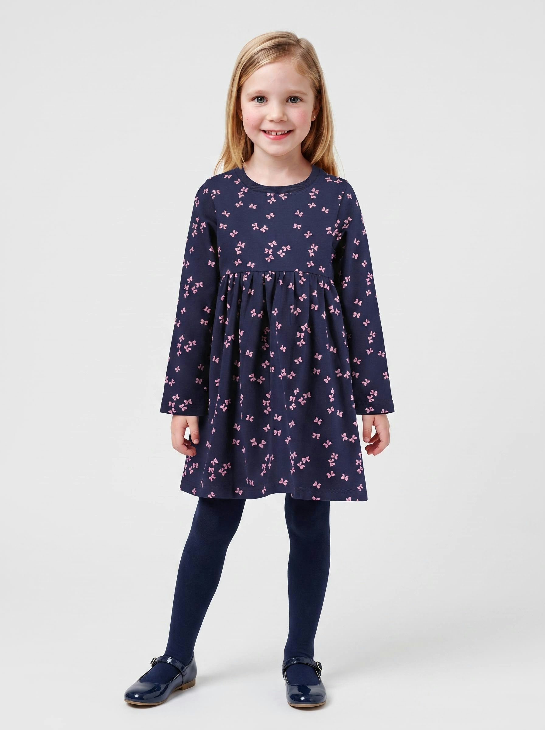 Blue Seven Sweatkleid Baumwollmischung, Alloverprint