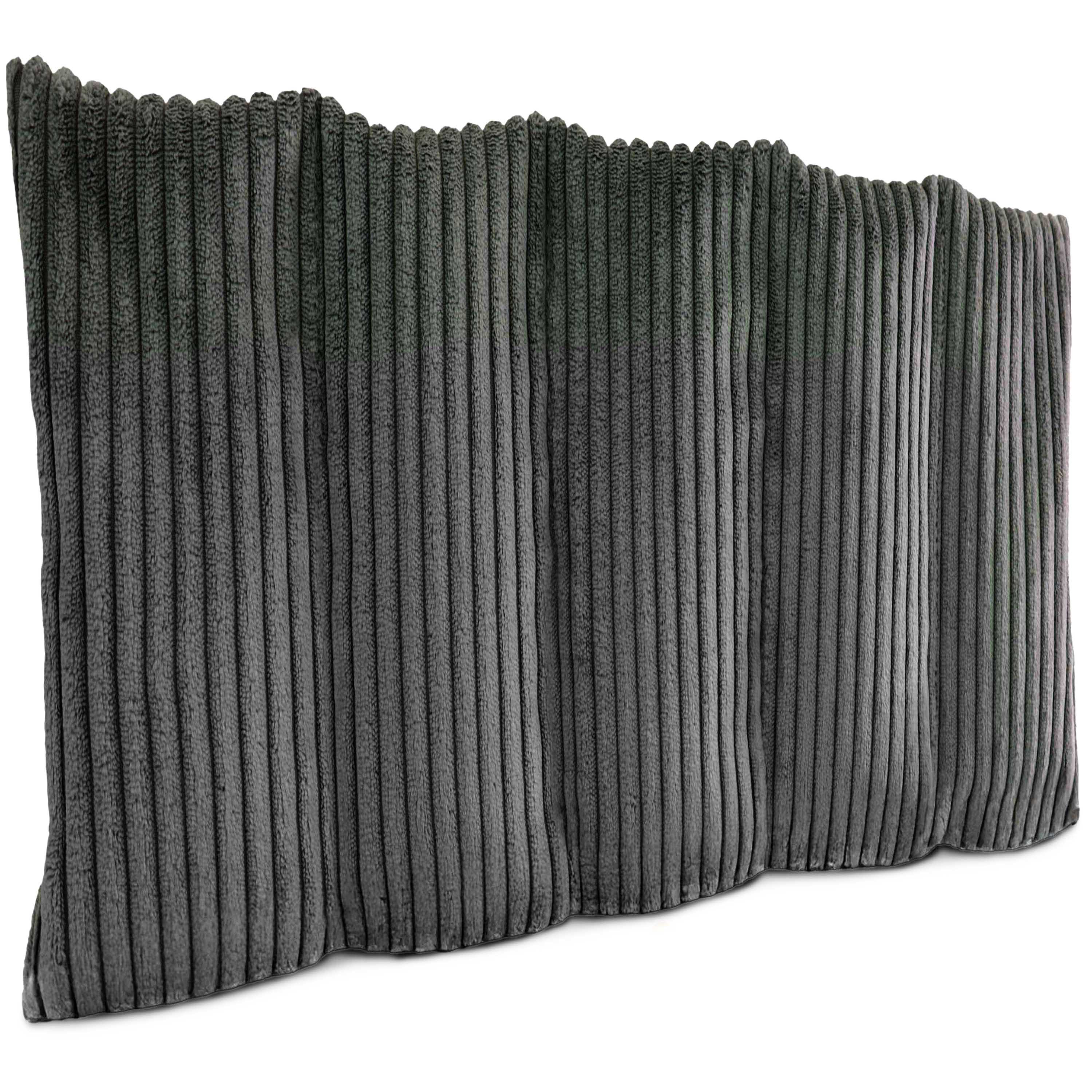 Amilian Kirschkernkissen 55x20 cm - Körnerkissen 100 % Kirschkernen - Wärmekissen Kältekissen, ideal für Rücken, Nacken, Schulter, Bauch, Kirschkernkissen für Mikrowelle, Körnerkissen
