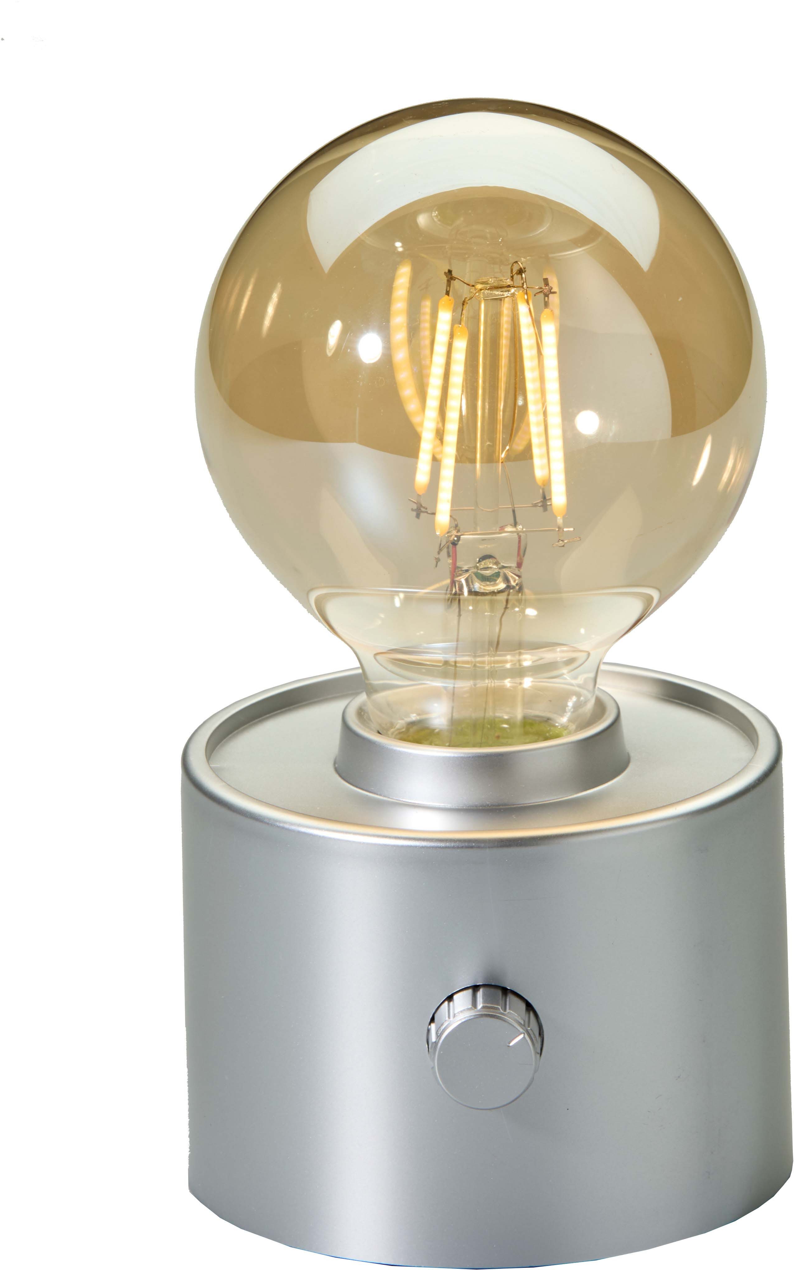 Northpoint LED Nachttischlampe Vintage Akku LED Tischlampe mit USB-C dimmbar