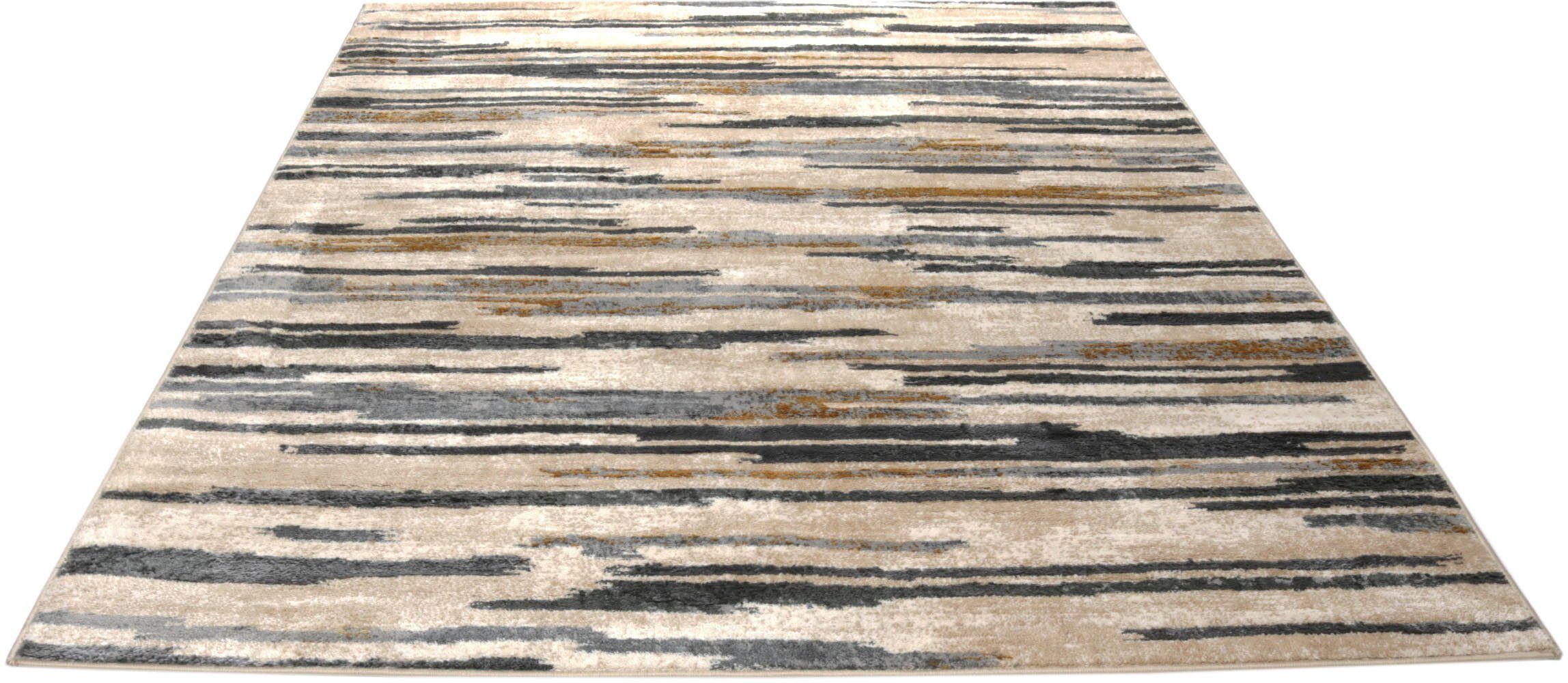 Teppich »Allegri Streifen«, Living Line, rechteckig, Höhe 11 mm, leichte  Hoch-Tief-Effekte, ideal im Wohnzimmer & Schlafzimmer online kaufen | OTTO