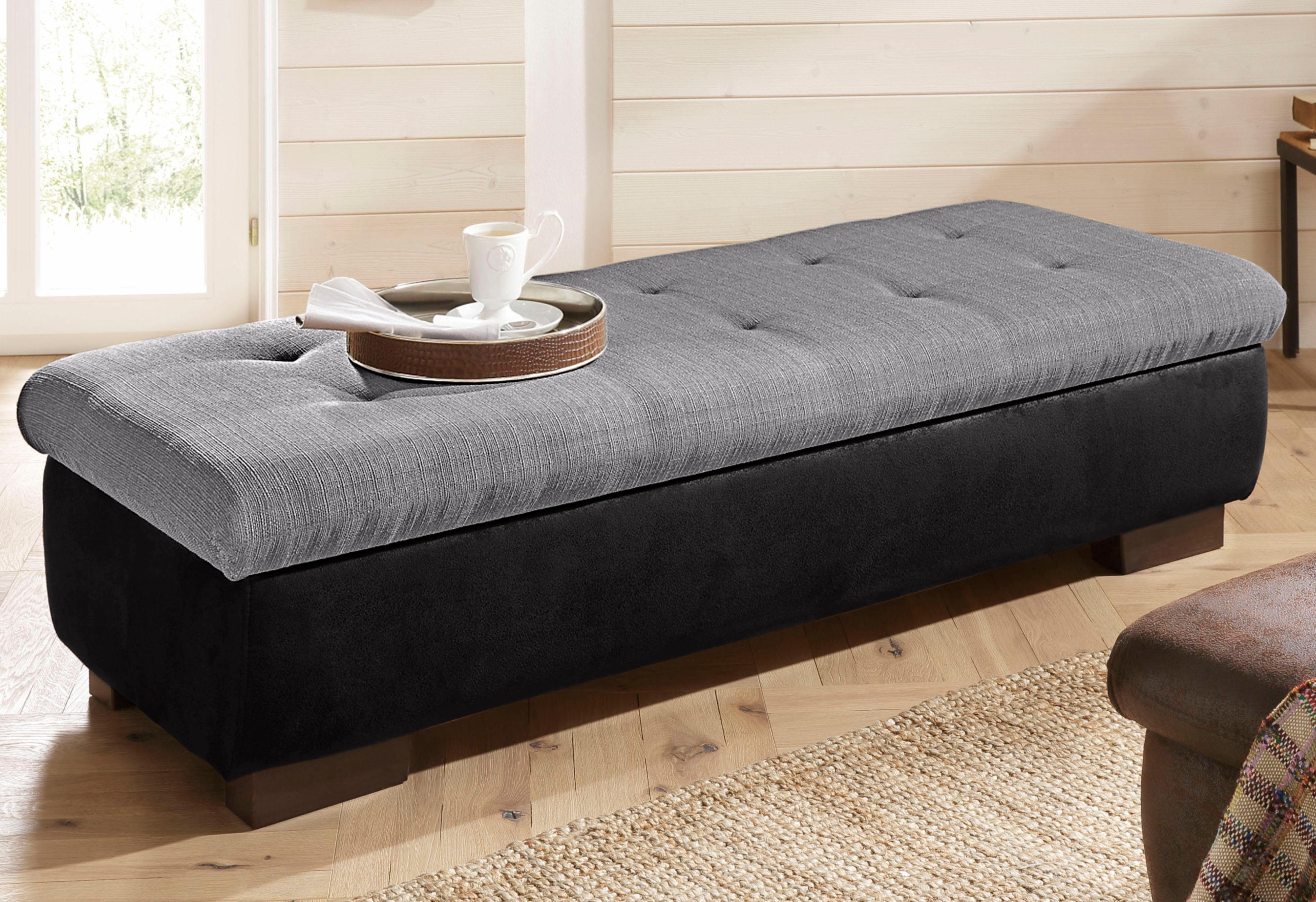 Home affaire Hocker Bergen, mit Staufach, 161 cm breit