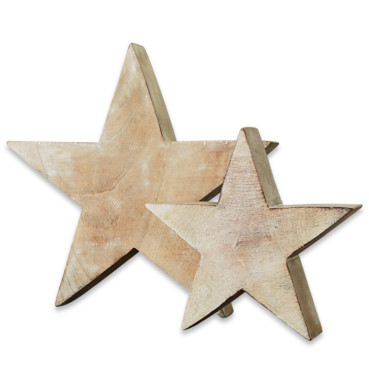 Mirabeau Weihnachtsfigur Stern 2er Set Dunino antikbeige (2er Set, 2er Set)