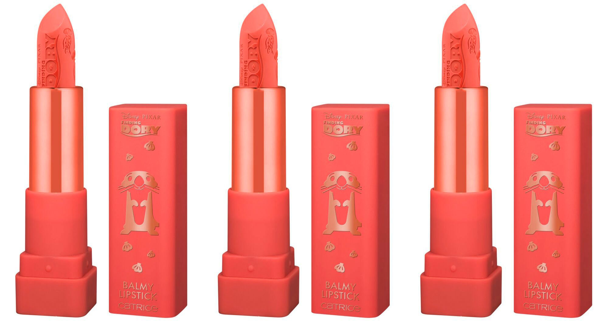 Catrice Lippenstift Disney Pixar Finding Dory Balmy Lipstick, 3-tlg., mit natürlichem Glanz