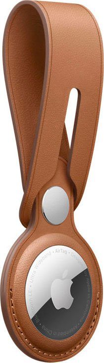 Apple Leather Schlüsselanhänger Loop AirTag Schlüsselanhänger, braun AirTag ohne