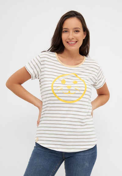 Derbe T-Shirt Robsmile Striped Made in Portual, Flamé