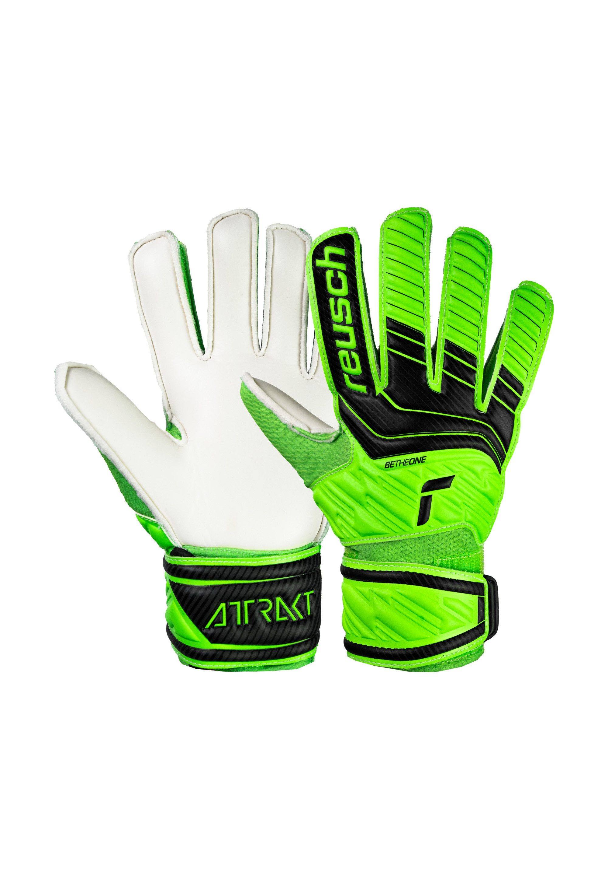 Reusch Torwarthandschuhe Attrakt Solid Junior für alle Spielfeldoberflächen