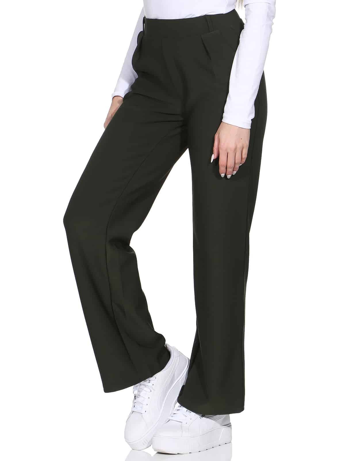 OriginalYou Schlupfhose Damen Schlupfhose Stoffhose moderne Freizeithose Stretchhose auch in größen Größen erhältlich