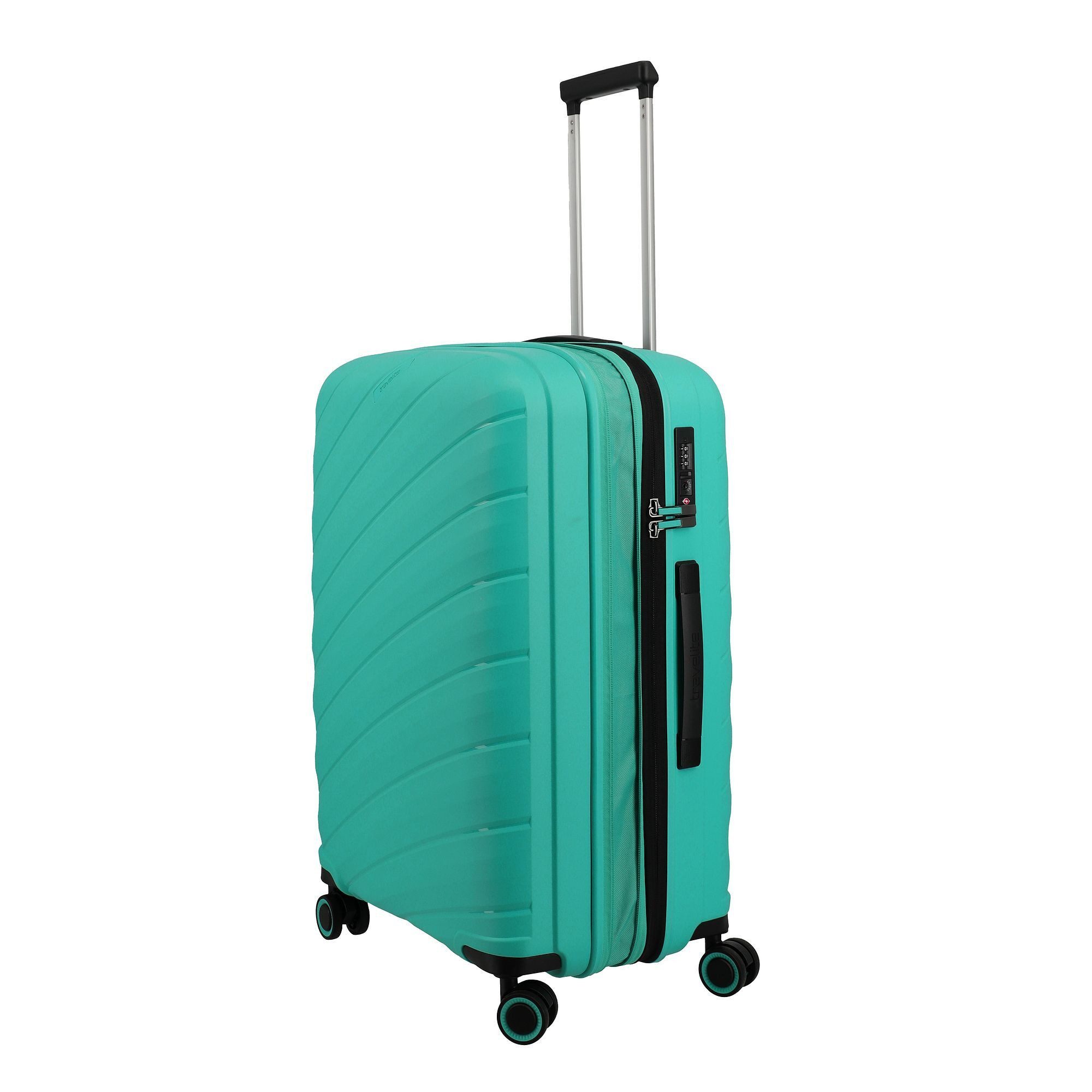 travelite Trolleyset Burano, 4 Rollen, (3-teilig, 3 tlg), Polypropylen