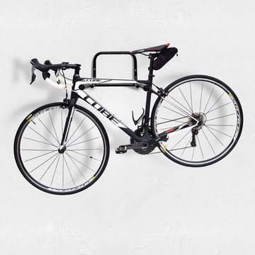 Wellgro Fahrradhalter Wand Fahrradhalter - Stahl, schwarz, klappbar, Tragkraft bis 50 kg