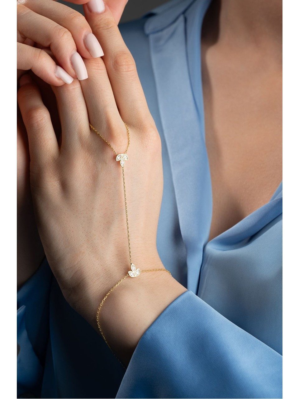 Nisan Ketten und Armband Set, 925 Sterling Silber Lotus-Handkette – Goldpla günstig online kaufen