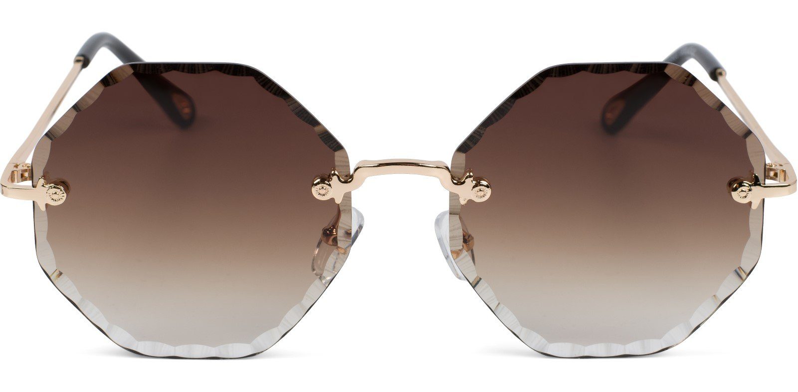 styleBREAKER Sonnenbrille Rahmenlose Runde Sonnenbrille mit günstig online kaufen